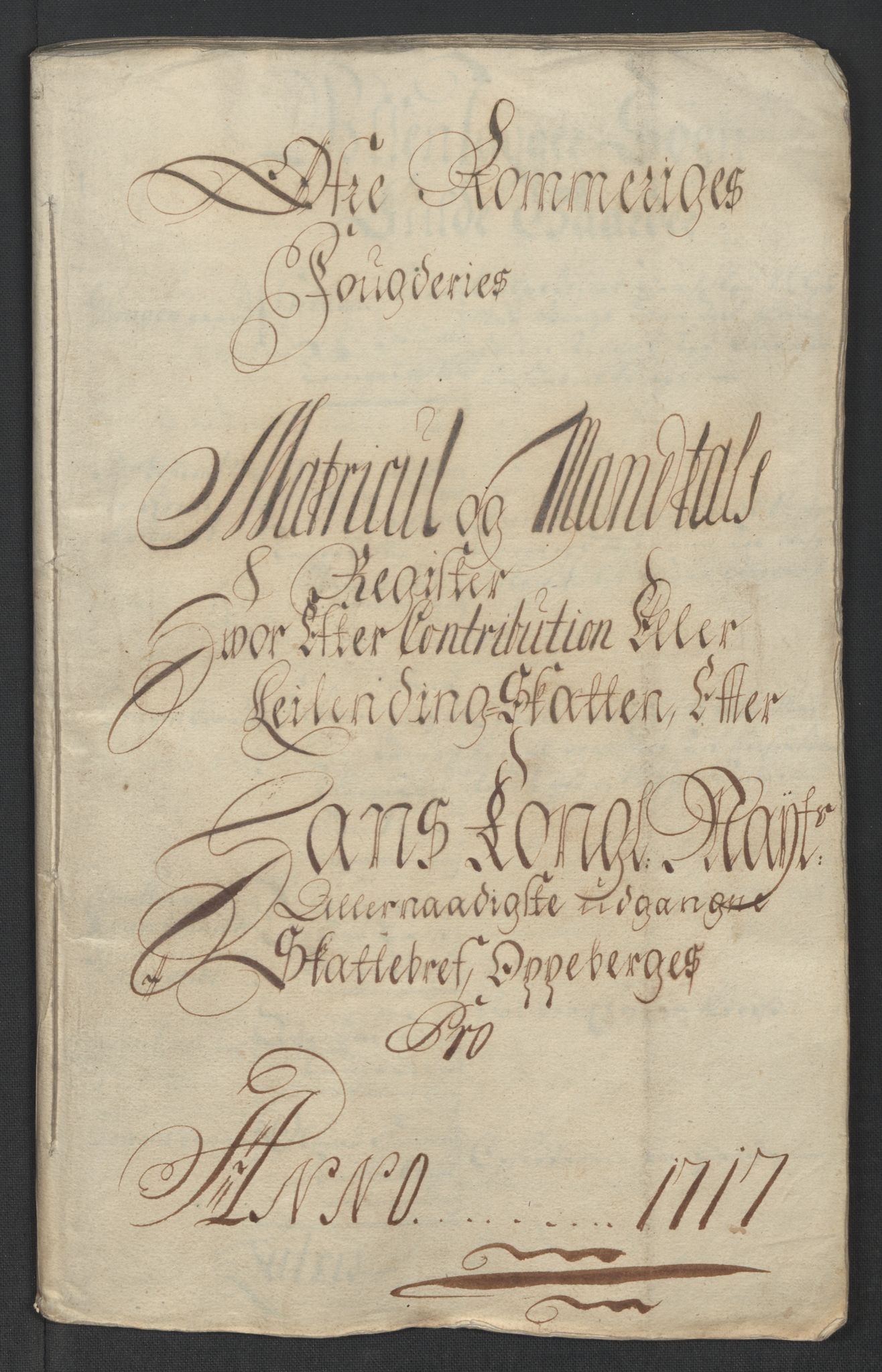 Rentekammeret inntil 1814, Reviderte regnskaper, Fogderegnskap, AV/RA-EA-4092/R12/L0726: Fogderegnskap Øvre Romerike, 1717, p. 22