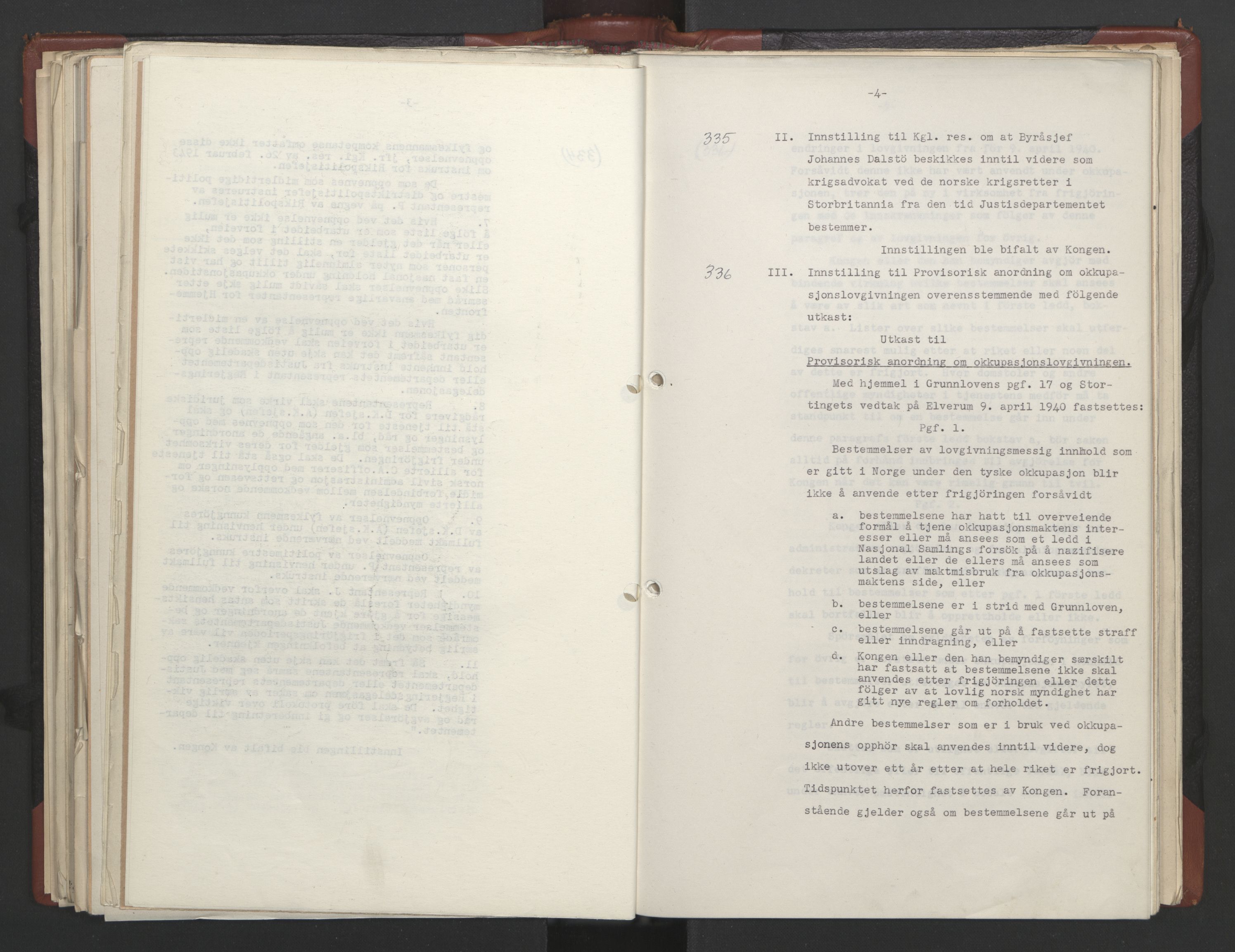 Statsrådssekretariatet, AV/RA-S-1001/A/Ac/L0125: Kgl. res. 21/7-15/12, 1944, p. 182