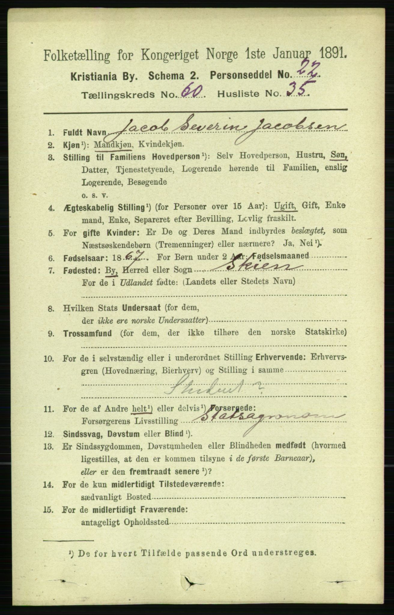 RA, 1891 census for 0301 Kristiania, 1891, p. 32301