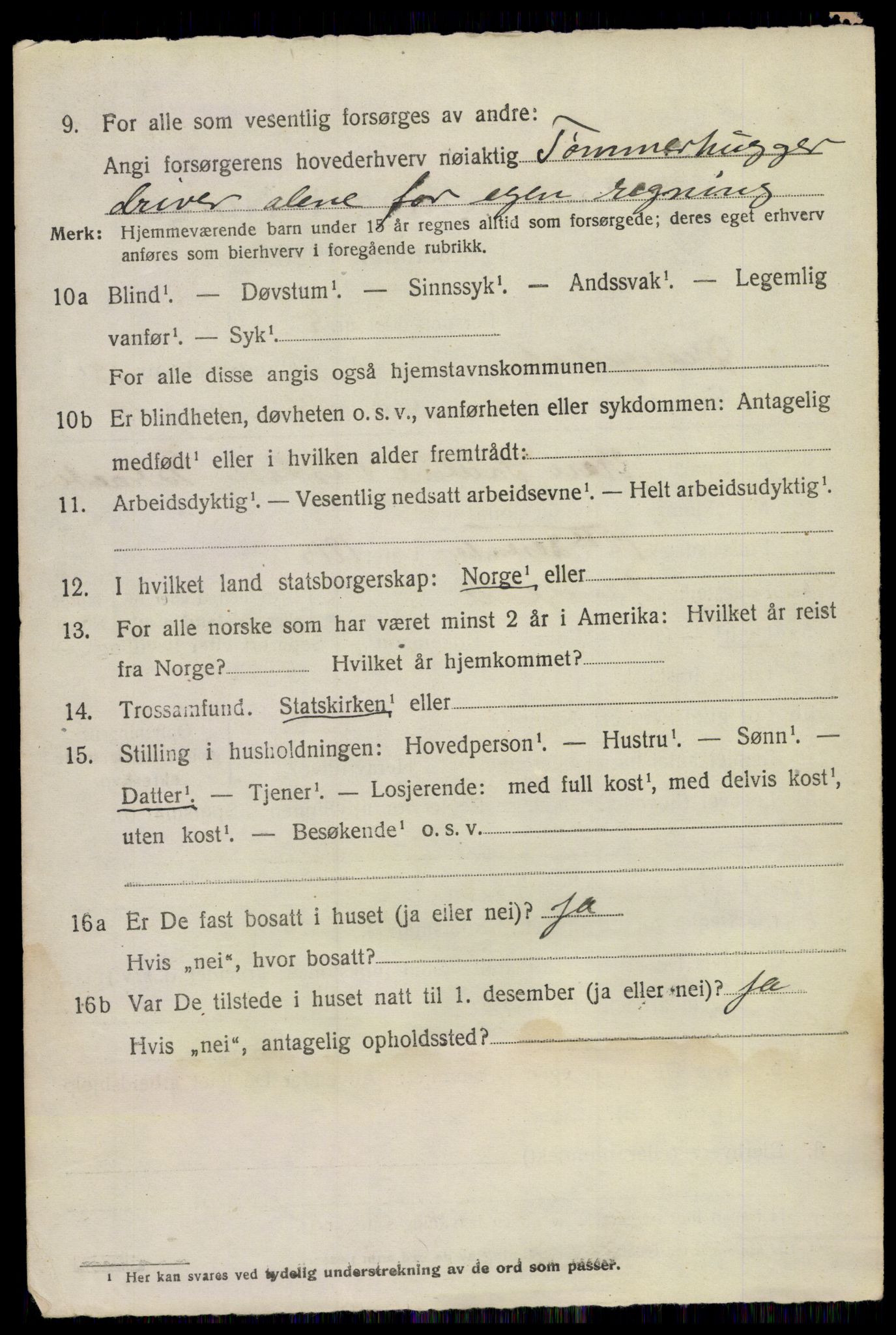 SAKO, 1920 census for Drangedal, 1920, p. 7806