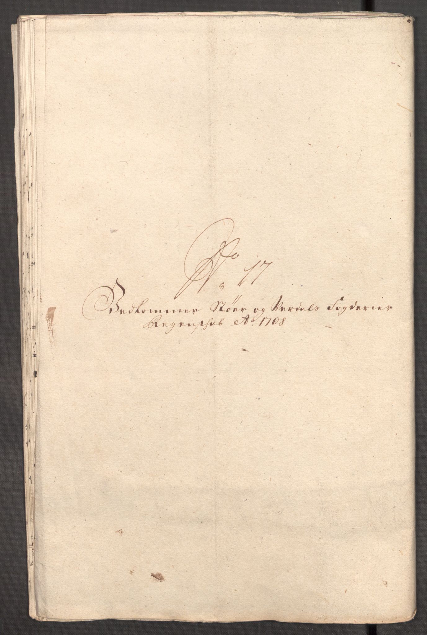 Rentekammeret inntil 1814, Reviderte regnskaper, Fogderegnskap, AV/RA-EA-4092/R62/L4198: Fogderegnskap Stjørdal og Verdal, 1708, p. 232