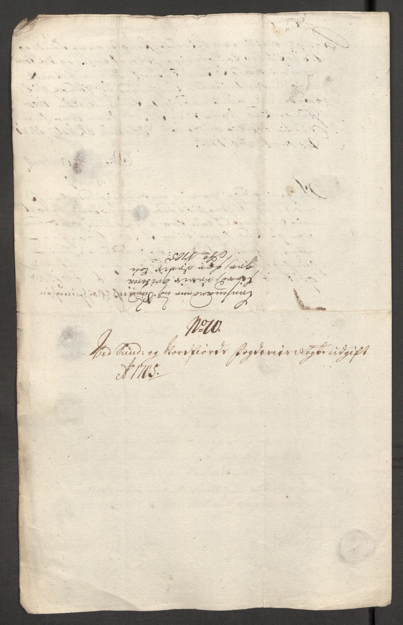 Rentekammeret inntil 1814, Reviderte regnskaper, Fogderegnskap, AV/RA-EA-4092/R53/L3429: Fogderegnskap Sunn- og Nordfjord, 1705, p. 181