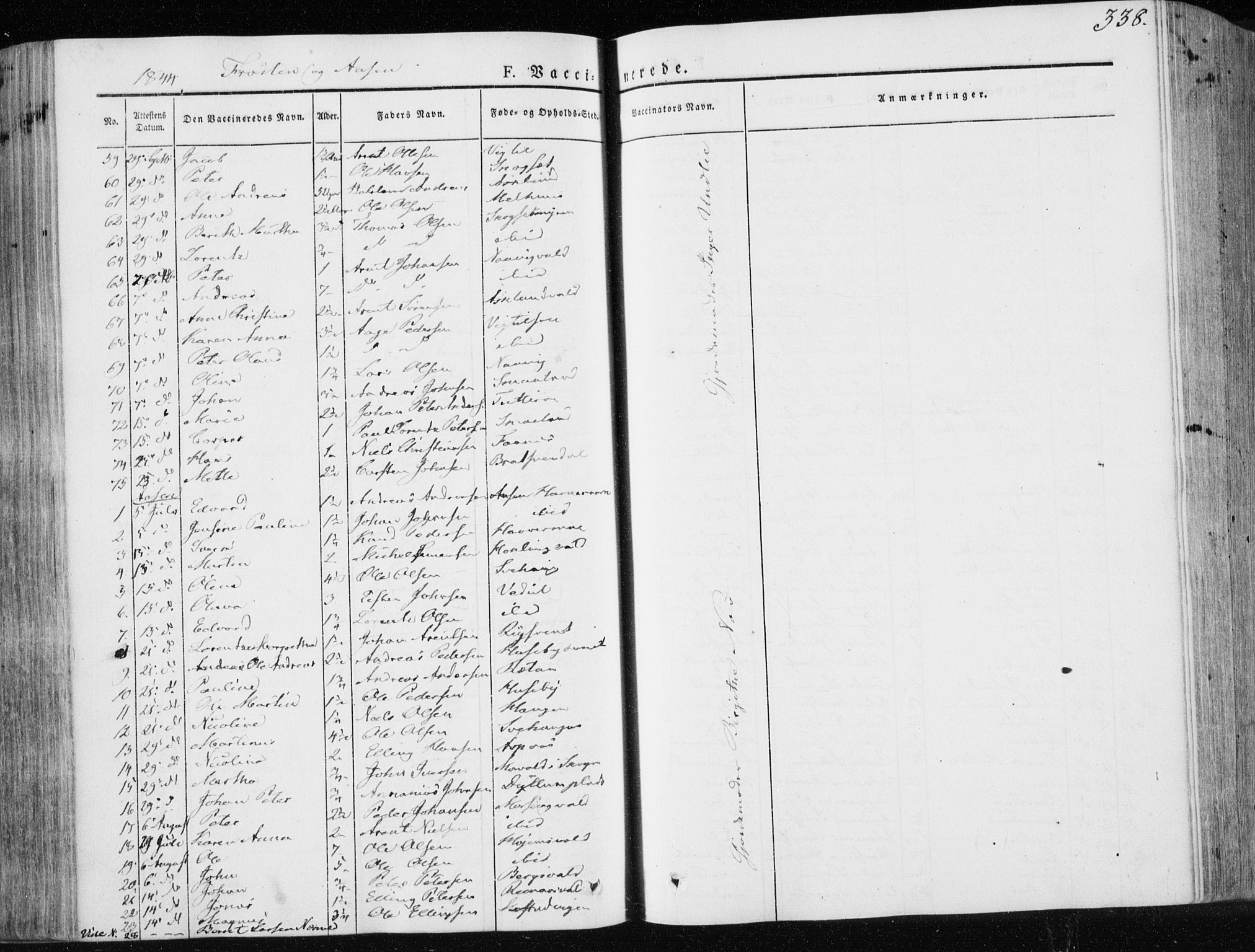 Ministerialprotokoller, klokkerbøker og fødselsregistre - Nord-Trøndelag, AV/SAT-A-1458/713/L0115: Parish register (official) no. 713A06, 1838-1851, p. 338