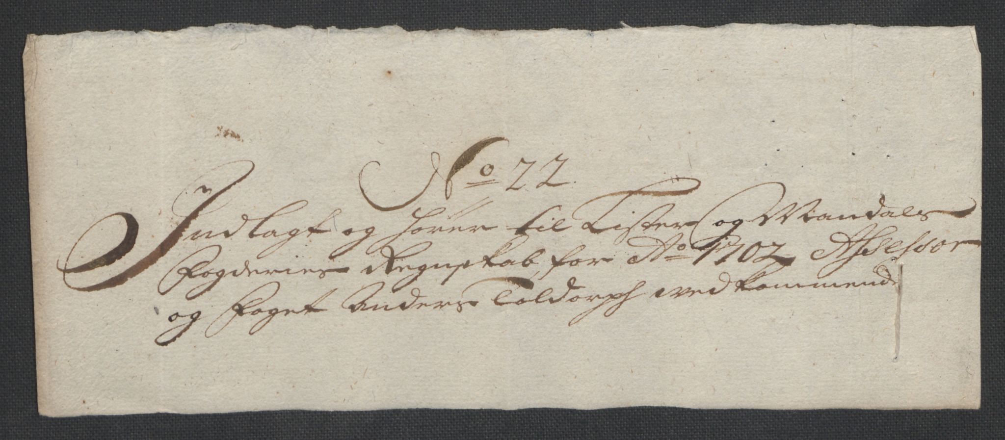 Rentekammeret inntil 1814, Reviderte regnskaper, Fogderegnskap, AV/RA-EA-4092/R43/L2549: Fogderegnskap Lista og Mandal, 1701-1702, p. 344