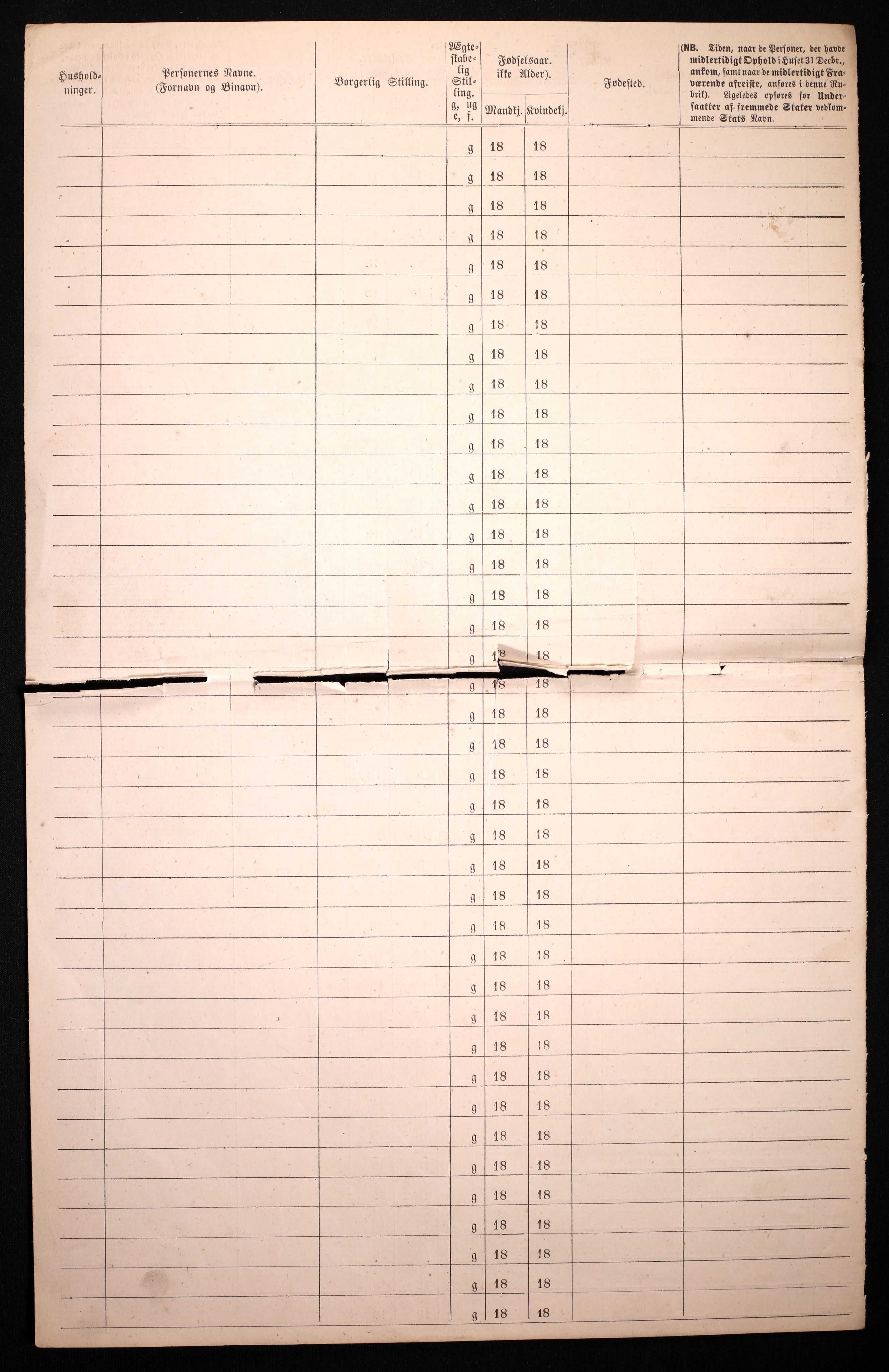 RA, 1870 census for 0301 Kristiania, 1870, p. 505