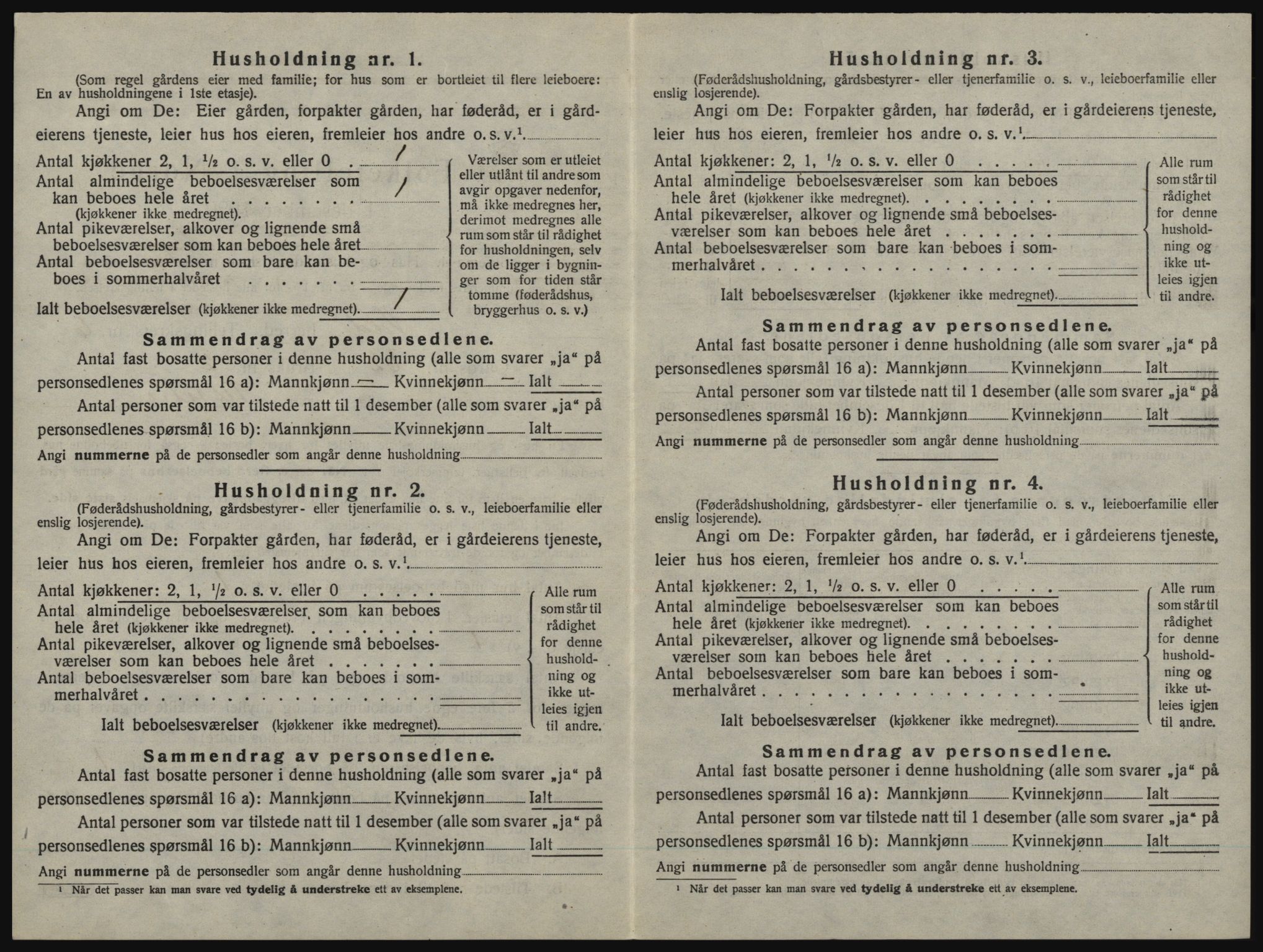 SAO, 1920 census for Idd, 1920, p. 1015