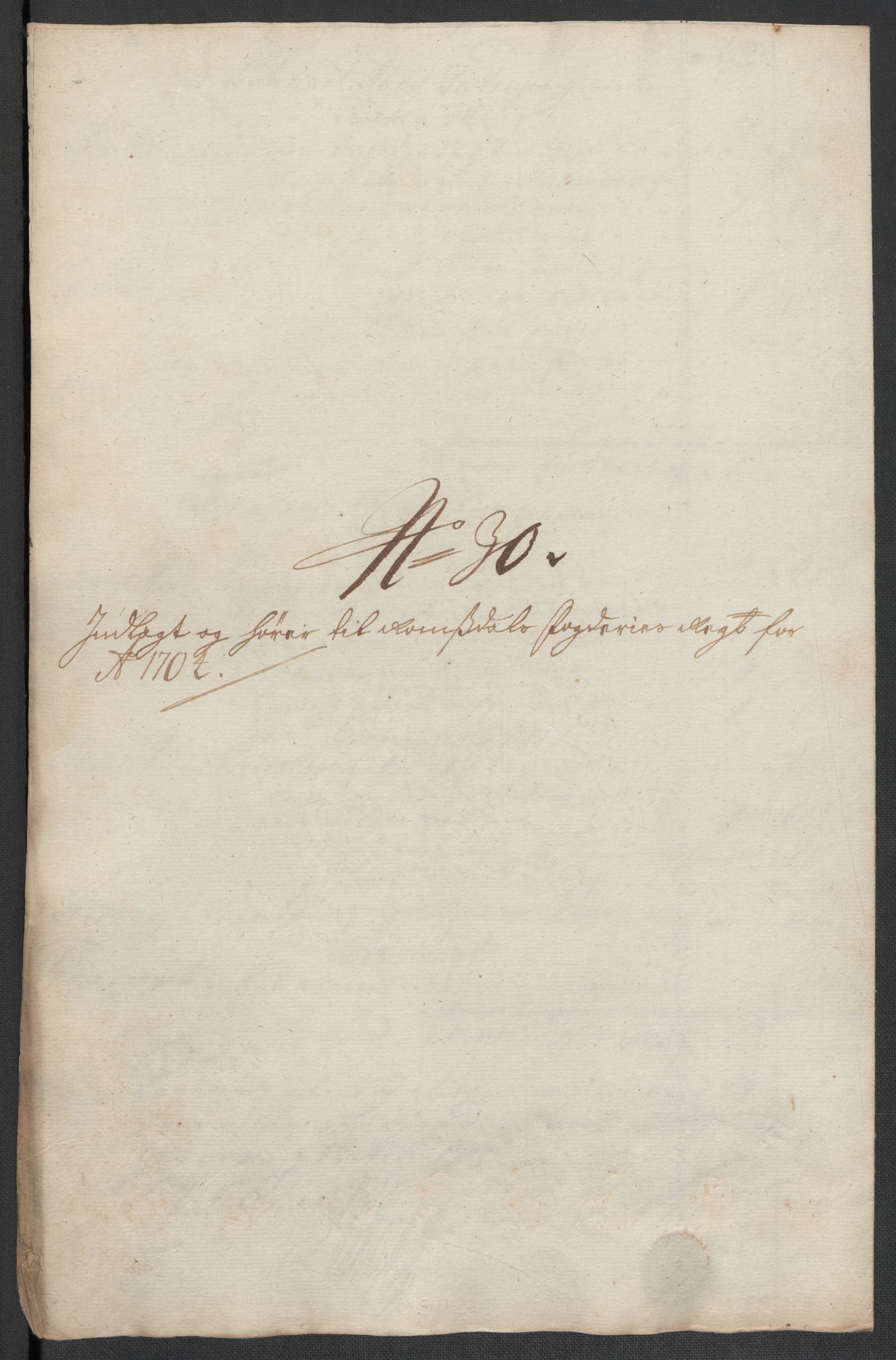 Rentekammeret inntil 1814, Reviderte regnskaper, Fogderegnskap, RA/EA-4092/R55/L3656: Fogderegnskap Romsdal, 1703-1705, p. 316