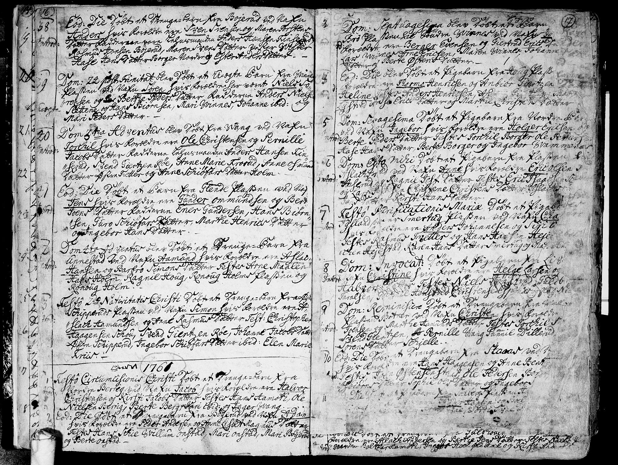 Skiptvet prestekontor Kirkebøker, SAO/A-20009/F/Fa/L0003: Parish register (official) no. 3, 1758-1793, p. 16-17