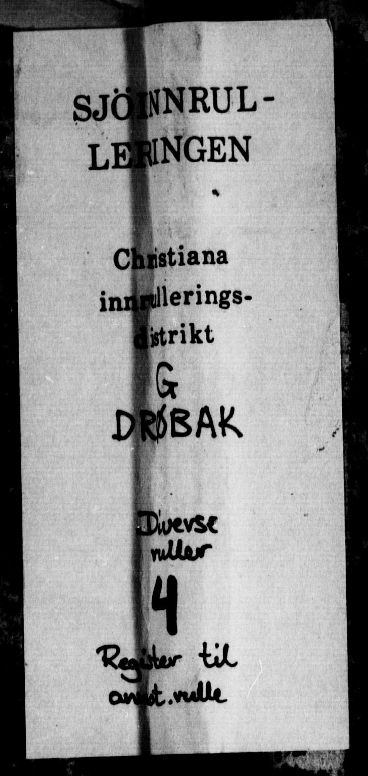 Drøbak mønstringskontor, SAO/A-10569f/F/Fa/L0001: Register over annotasjonsrullen, 1860-1948, p. 1