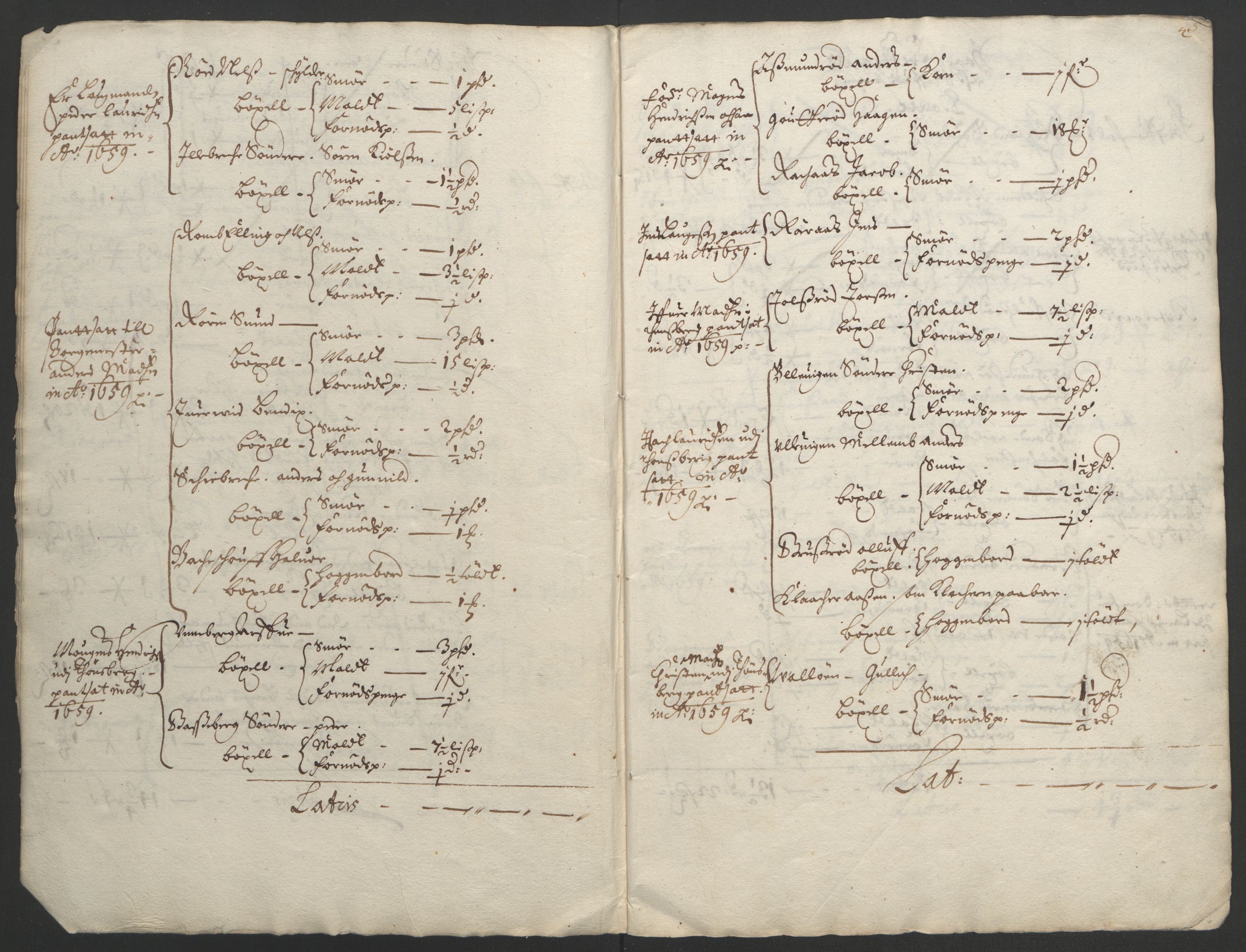 Rentekammeret inntil 1814, Reviderte regnskaper, Fogderegnskap, AV/RA-EA-4092/R32/L1838: Fogderegnskap Jarlsberg grevskap, 1661-1663, p. 155