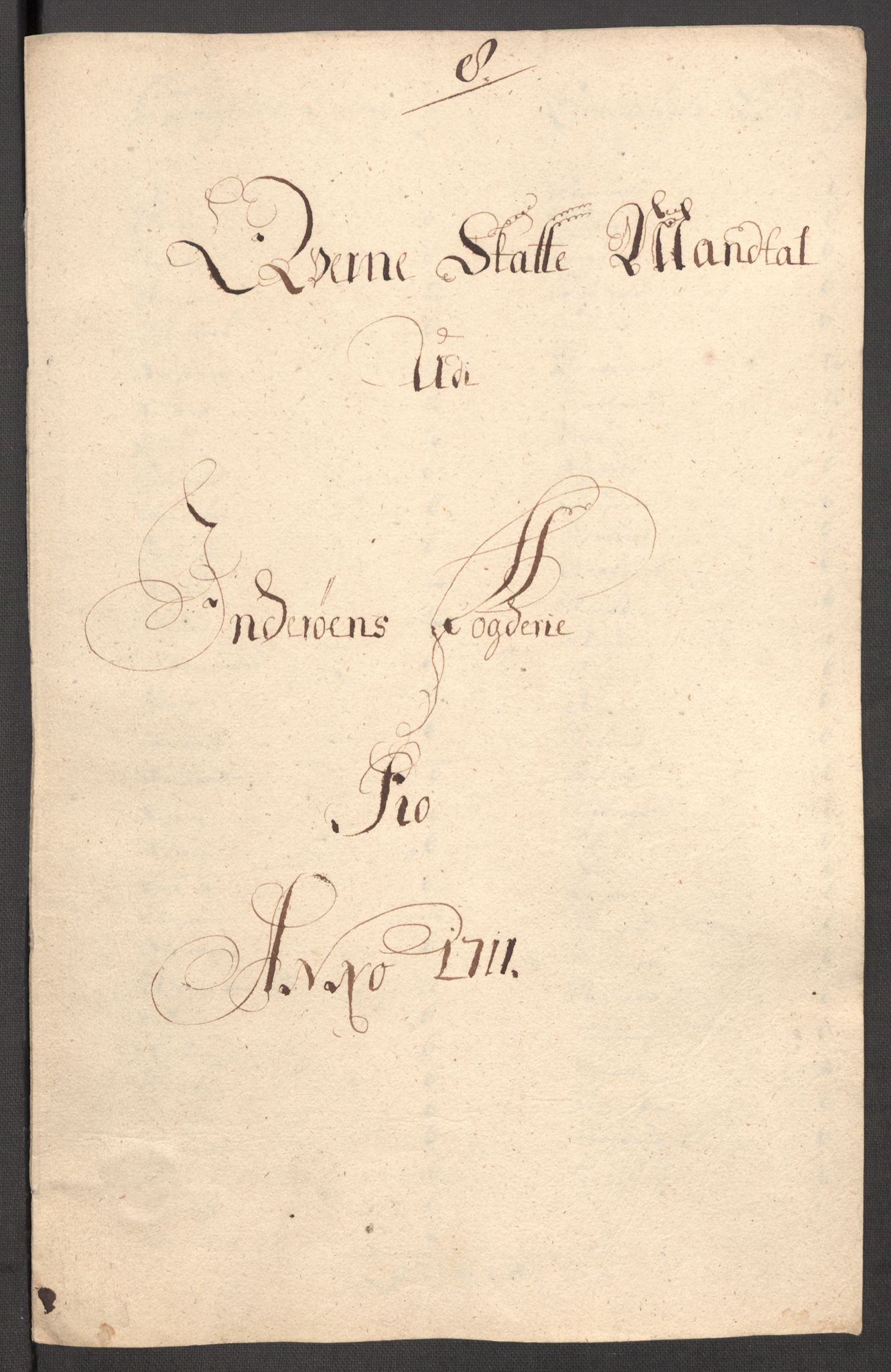 Rentekammeret inntil 1814, Reviderte regnskaper, Fogderegnskap, AV/RA-EA-4092/R63/L4319: Fogderegnskap Inderøy, 1711, p. 141