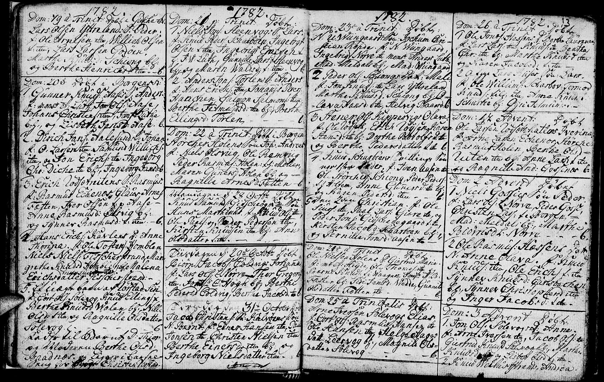 Ministerialprotokoller, klokkerbøker og fødselsregistre - Møre og Romsdal, AV/SAT-A-1454/528/L0420: Parish register (copy) no. 528C01, 1764-1784, p. 13