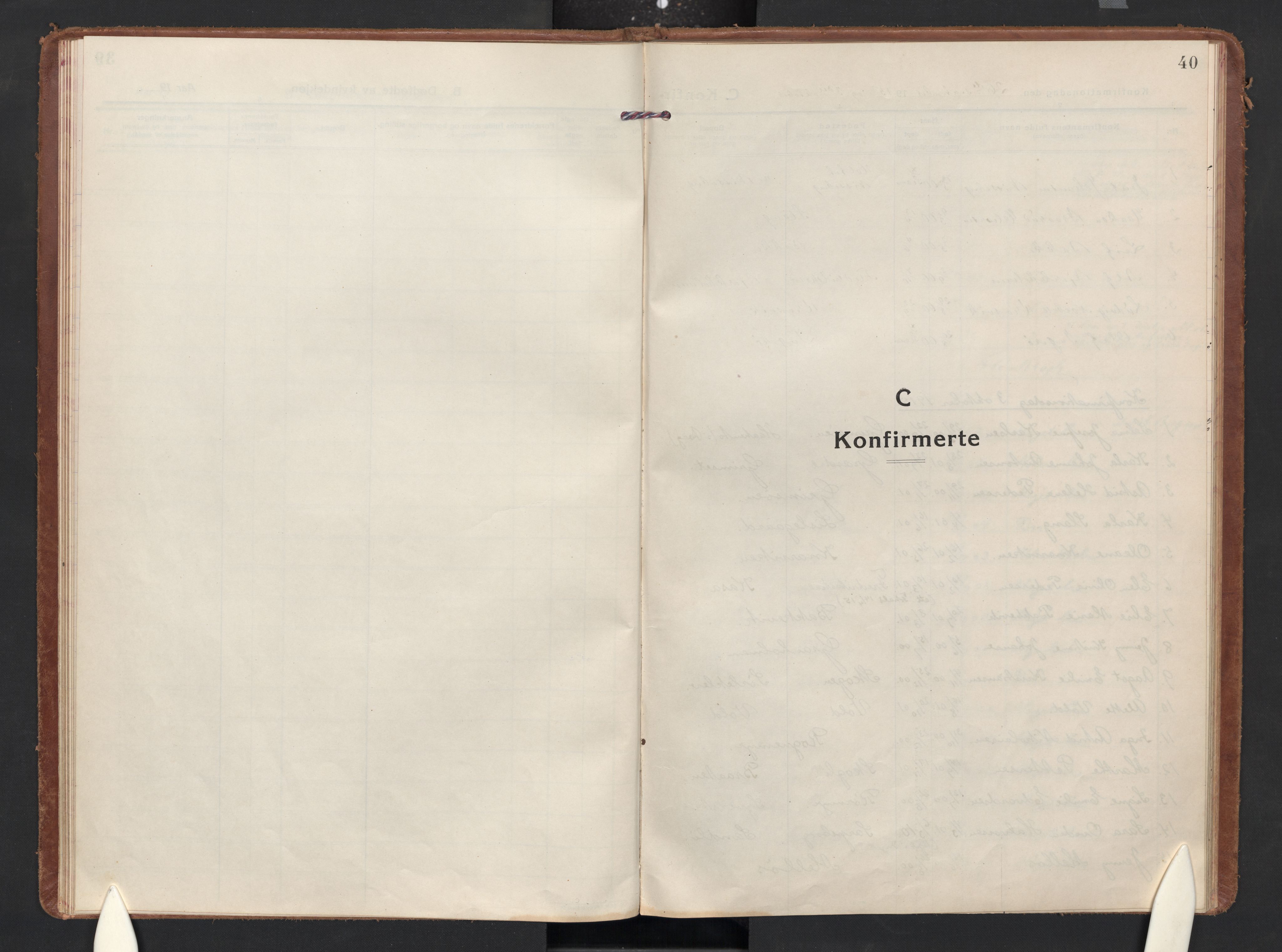 Skjeberg prestekontor Kirkebøker, SAO/A-10923/F/Fc/L0003: Parish register (official) no. III 3, 1915-1926, p. 40