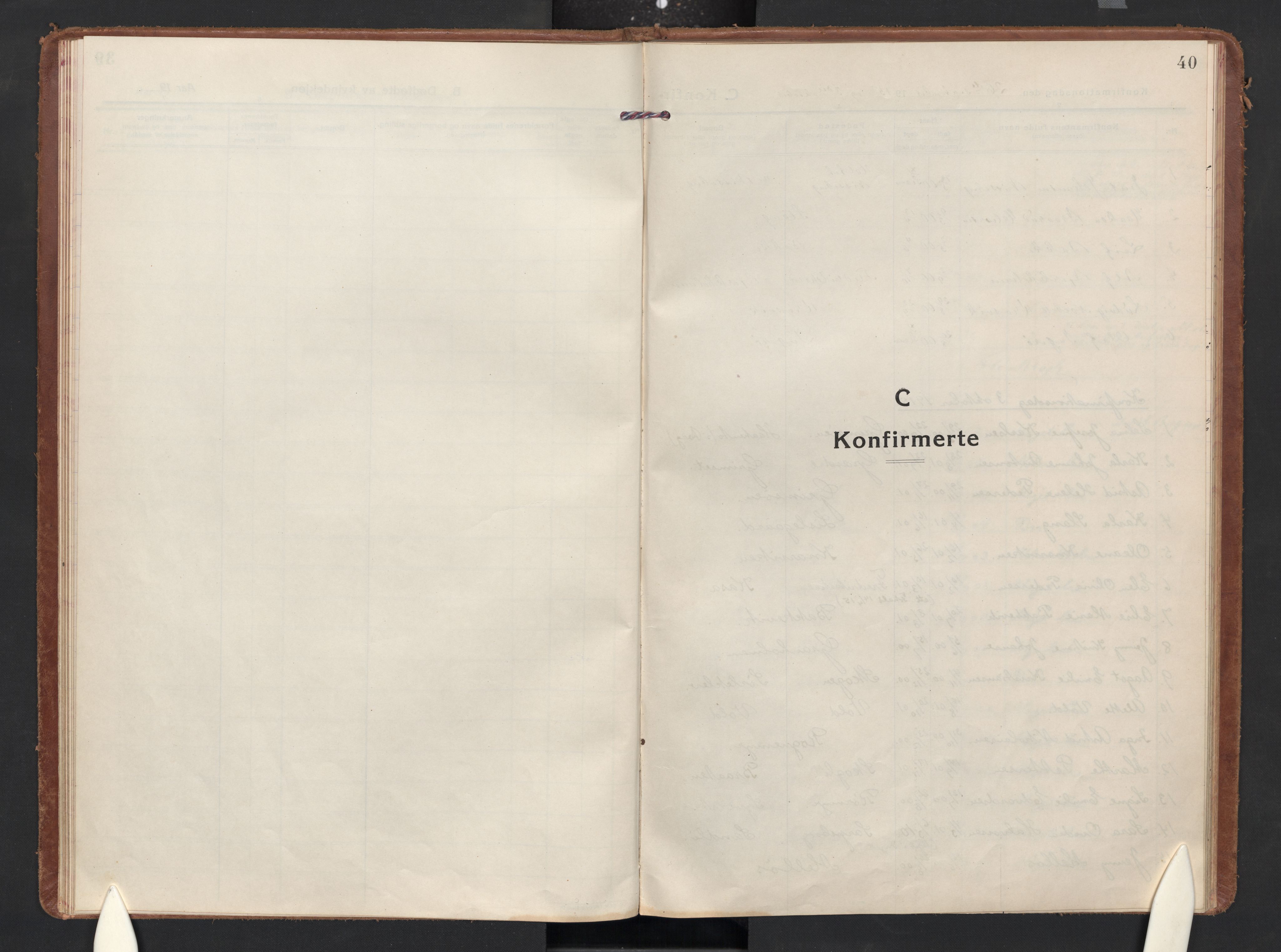 Skjeberg prestekontor Kirkebøker, AV/SAO-A-10923/F/Fc/L0003: Parish register (official) no. III 3, 1915-1926, p. 40
