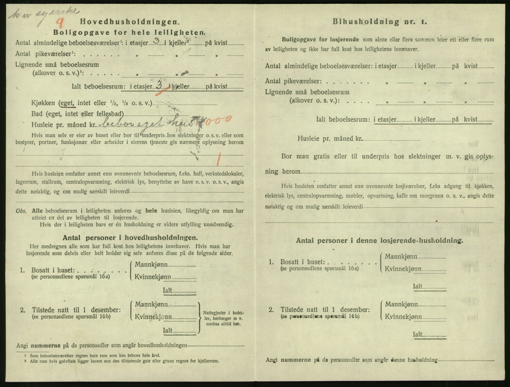 SAK, 1920 census for Tvedestrand, 1920, p. 902