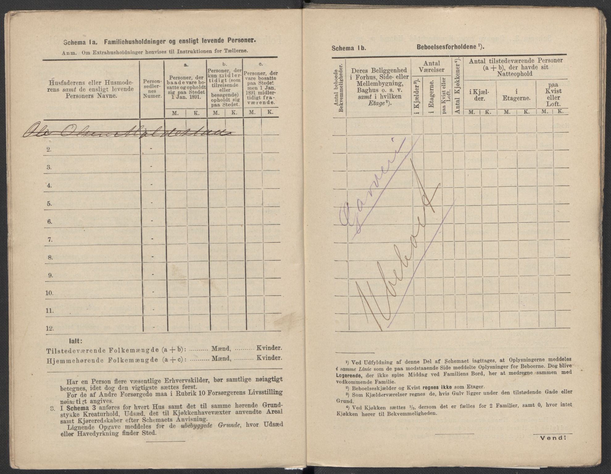 RA, 1891 Census for 1301 Bergen, 1891, p. 865