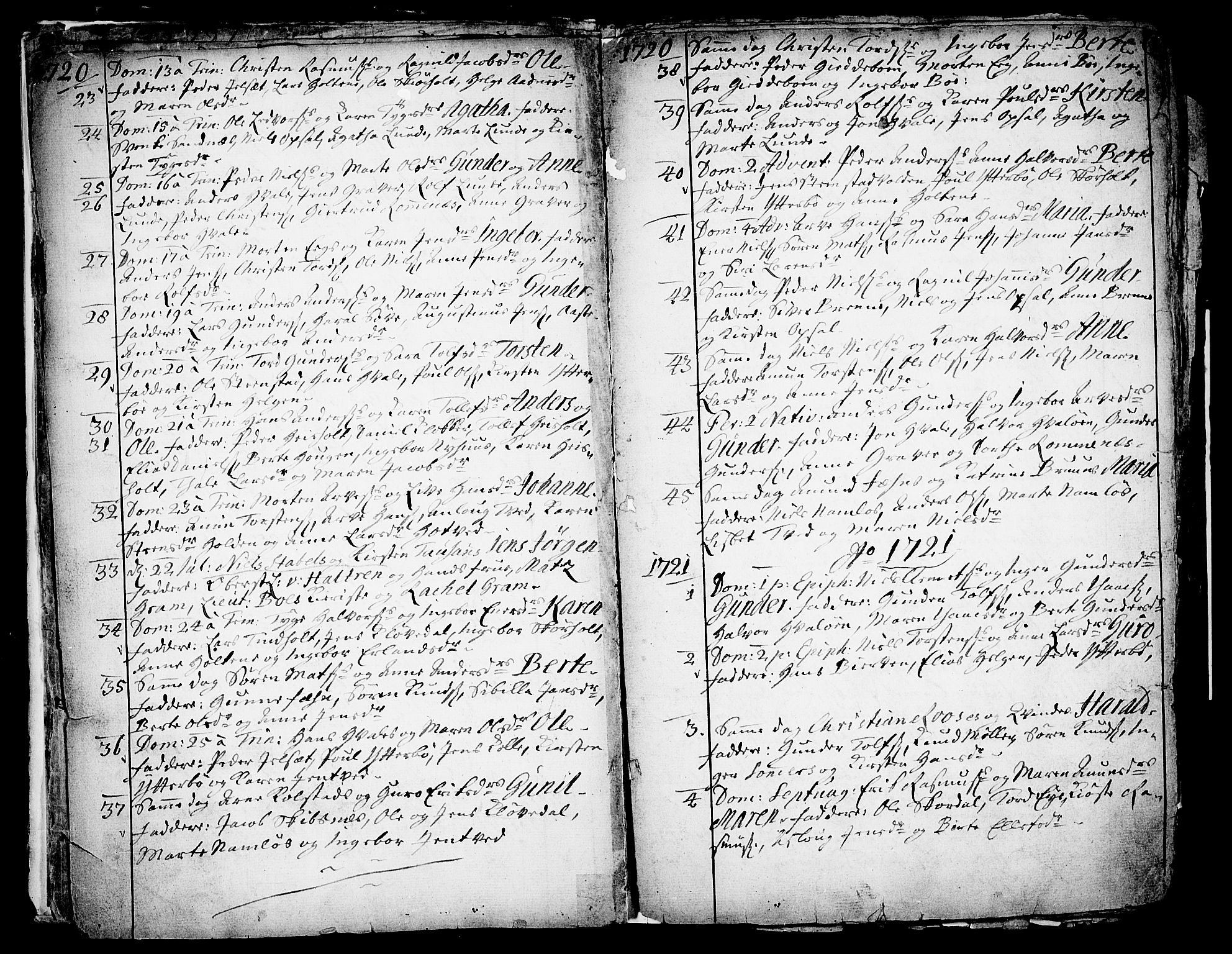 Holla kirkebøker, SAKO/A-272/F/Fa/L0001: Parish register (official) no. 1, 1717-1779, p. 6