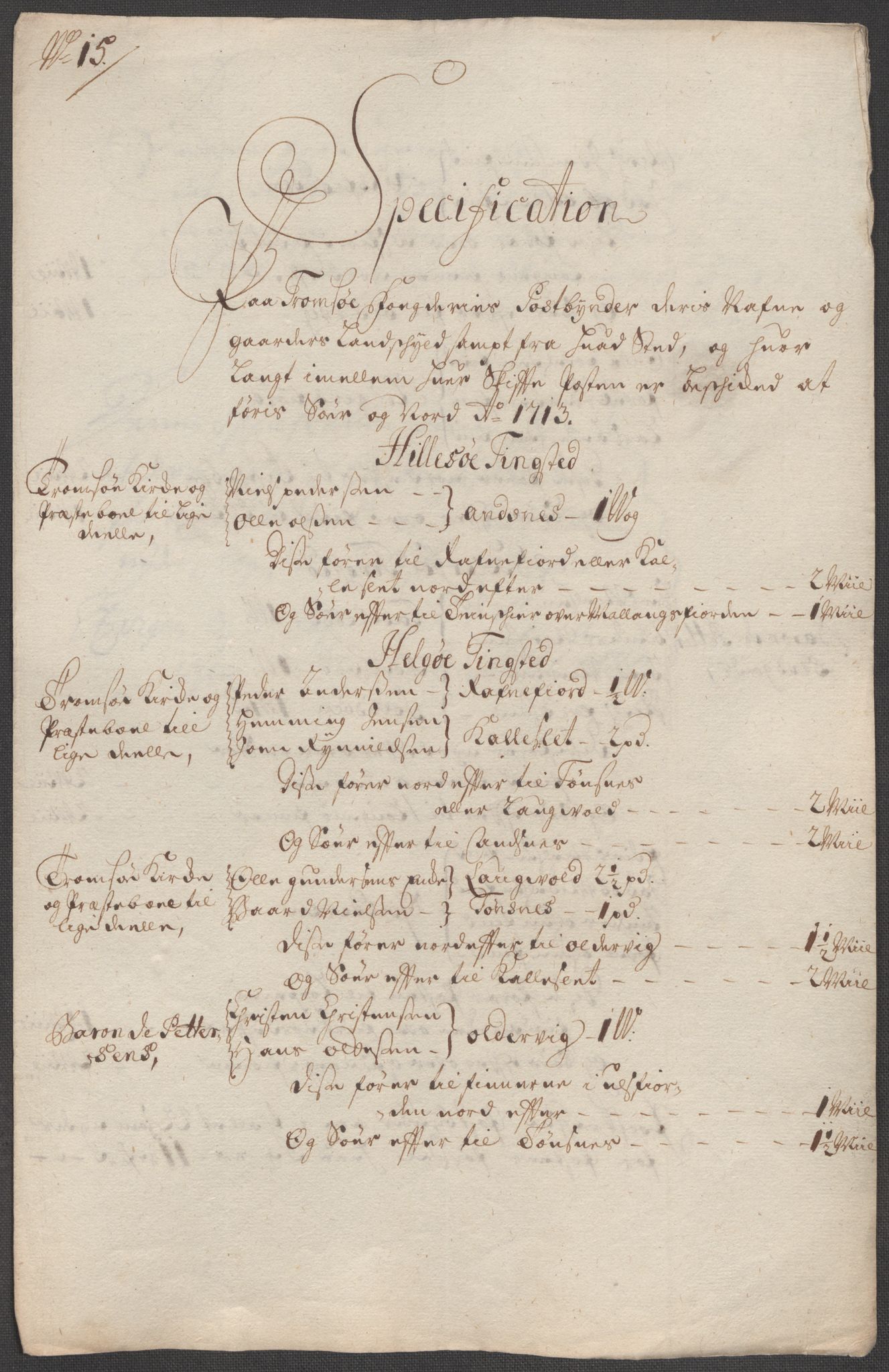 Rentekammeret inntil 1814, Reviderte regnskaper, Fogderegnskap, RA/EA-4092/R68/L4759: Fogderegnskap Senja og Troms, 1713, p. 213