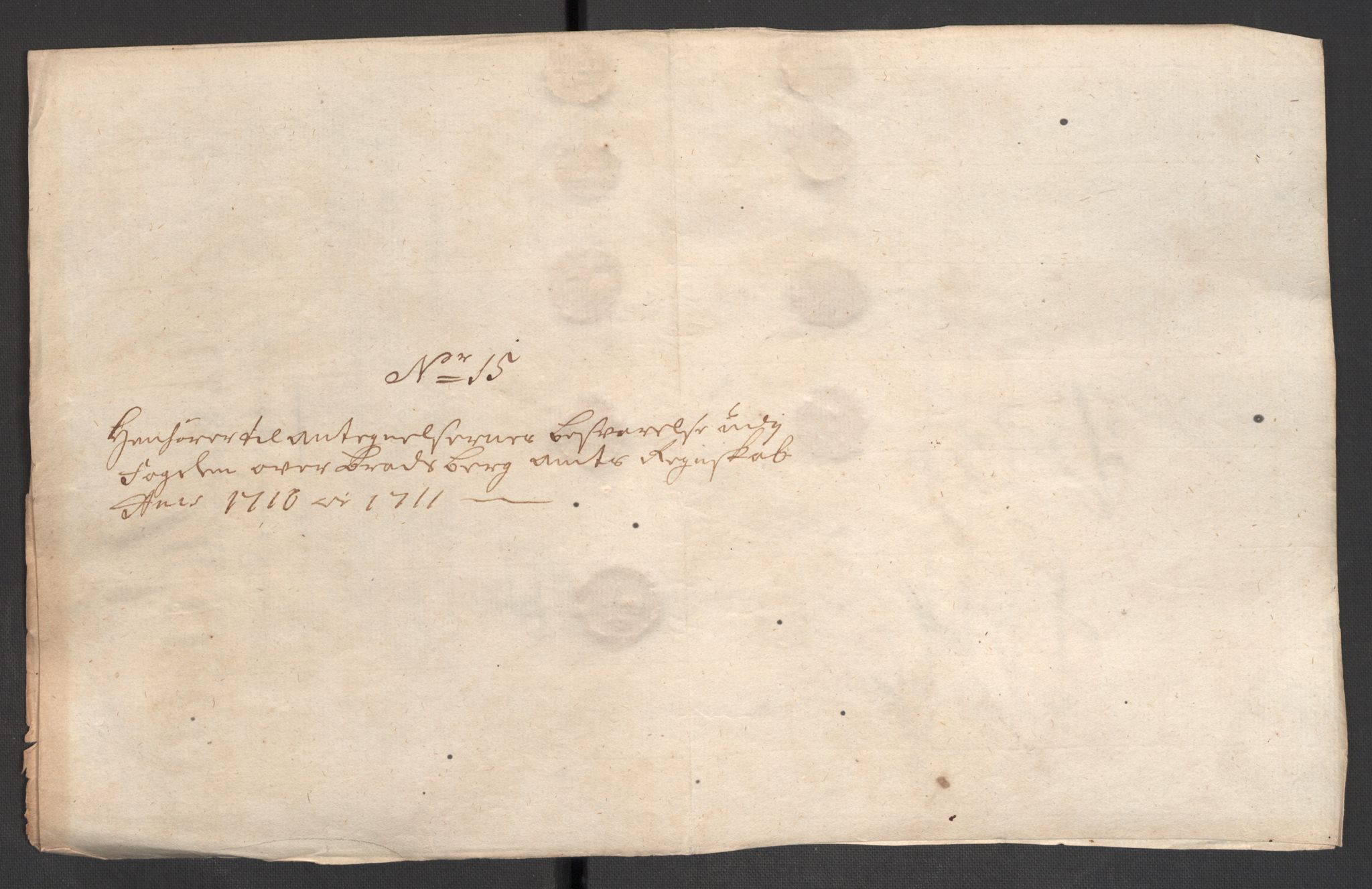 Rentekammeret inntil 1814, Reviderte regnskaper, Fogderegnskap, RA/EA-4092/R36/L2122: Fogderegnskap Øvre og Nedre Telemark og Bamble, 1710-1711, p. 133