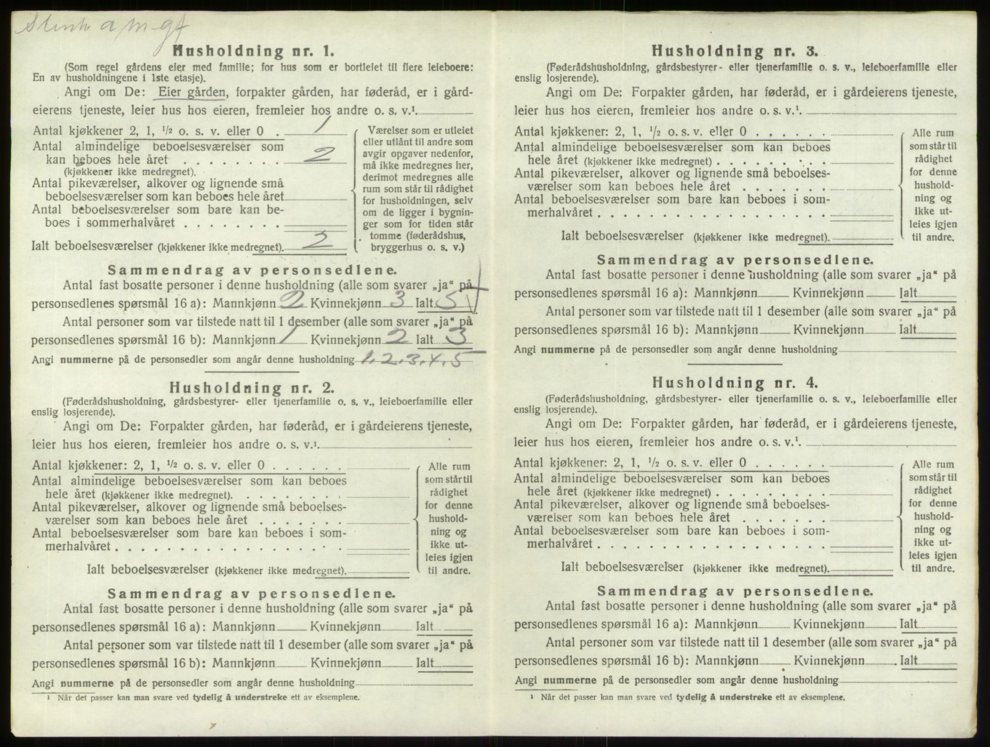 SAO, 1920 census for Hvaler, 1920, p. 739