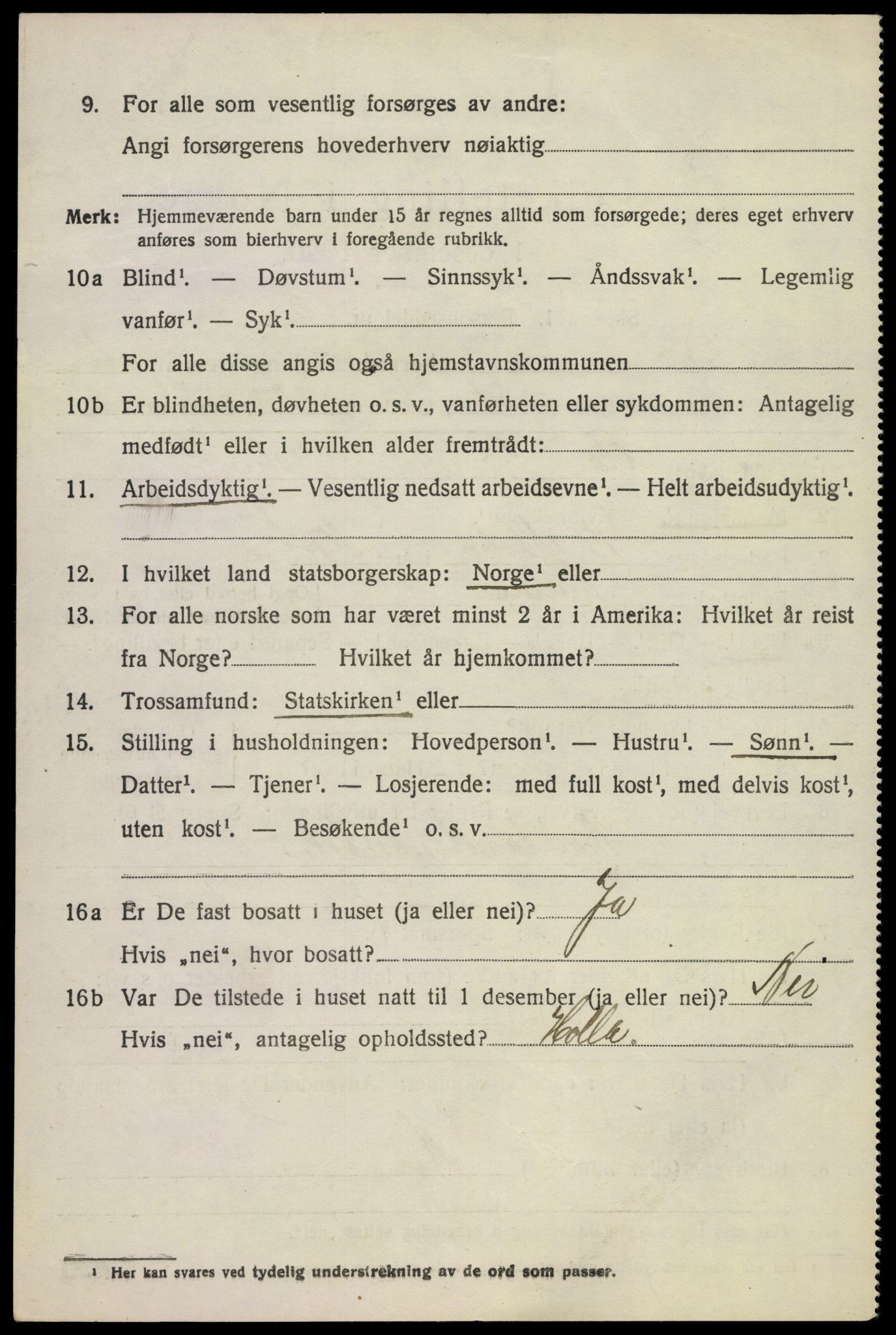 SAKO, 1920 census for Bø (Telemark), 1920, p. 1761