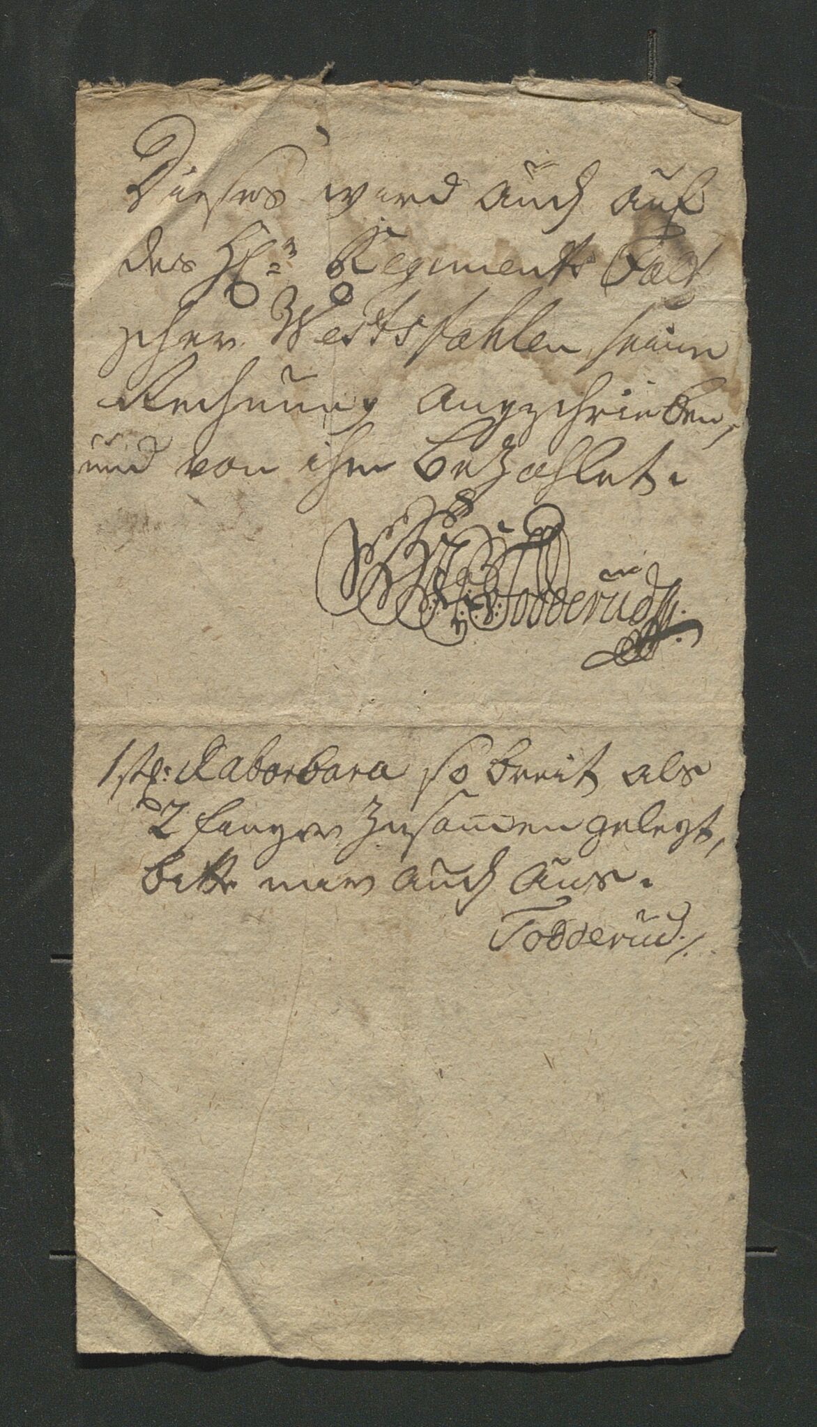 Åker i Vang, Hedmark, og familien Todderud, AV/SAH-ARK-010/J/Jc/L0004: Korrespondanse, 1796-1844, p. 196