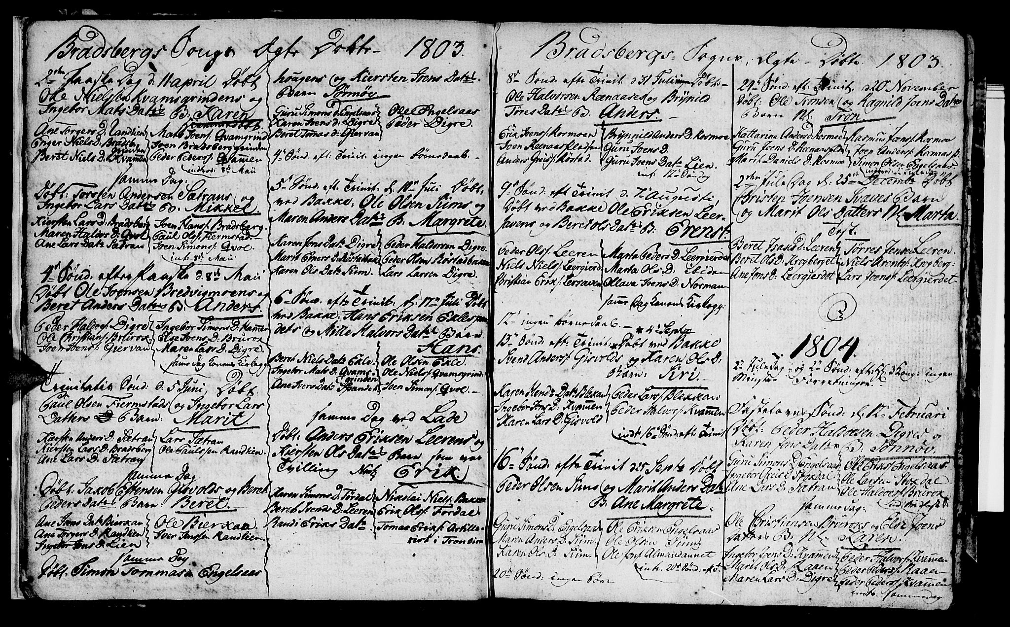 Ministerialprotokoller, klokkerbøker og fødselsregistre - Sør-Trøndelag, SAT/A-1456/608/L0335: Parish register (copy) no. 608C01, 1797-1820