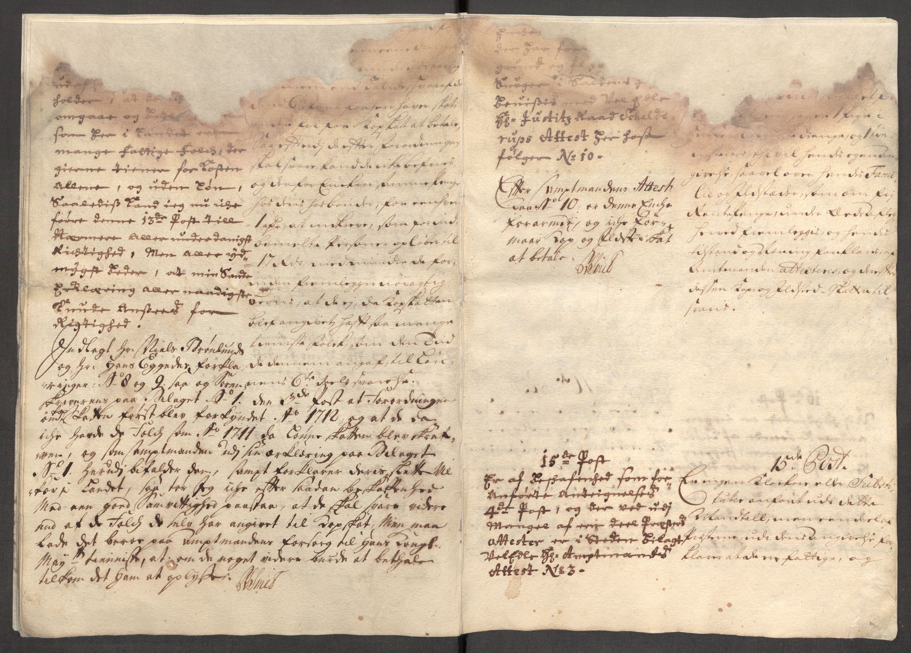 Rentekammeret inntil 1814, Reviderte regnskaper, Fogderegnskap, AV/RA-EA-4092/R67/L4679: Fogderegnskap Vesterålen, Andenes og Lofoten, 1711-1713, p. 11