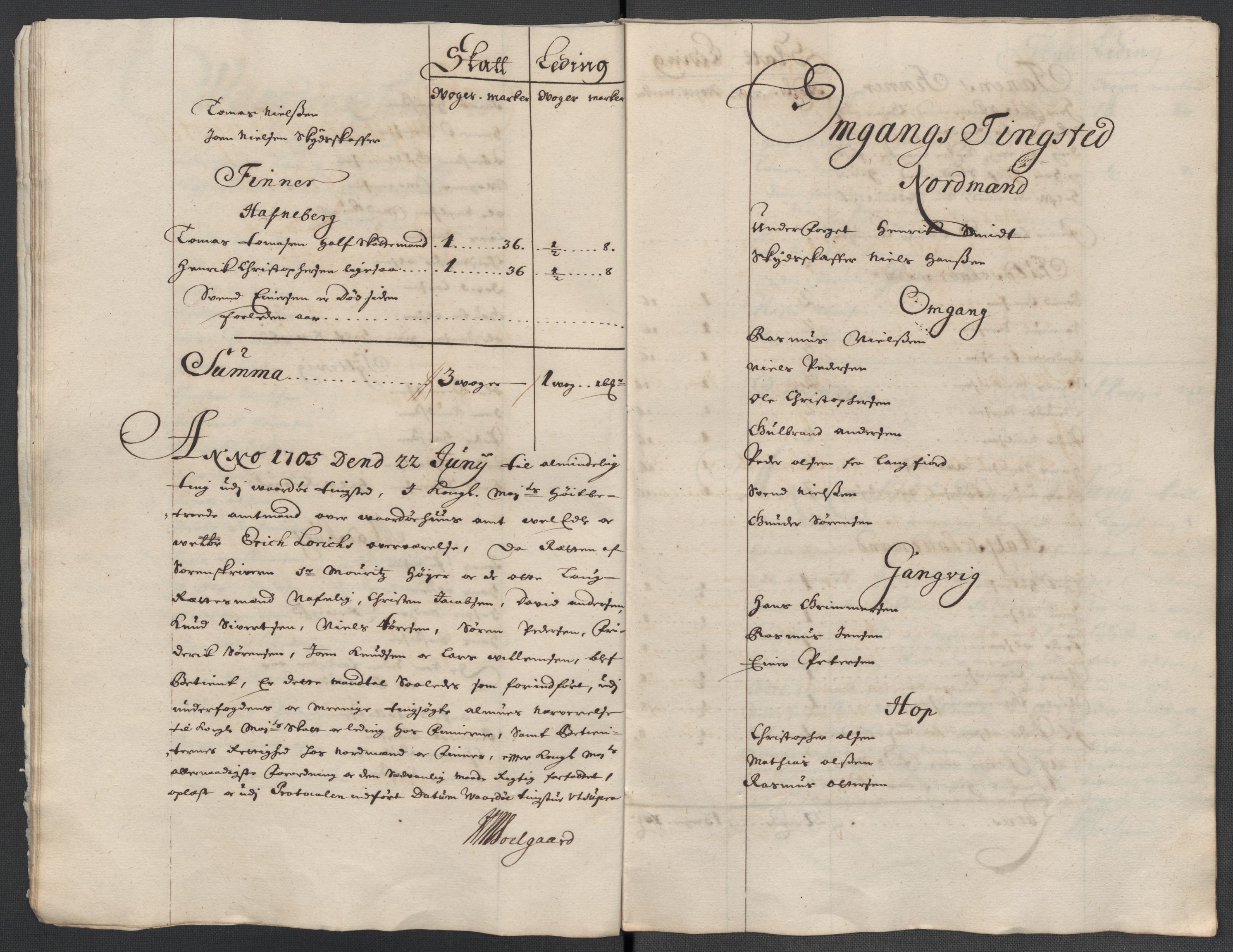 Rentekammeret inntil 1814, Reviderte regnskaper, Fogderegnskap, AV/RA-EA-4092/R69/L4853: Fogderegnskap Finnmark/Vardøhus, 1705-1706, p. 32