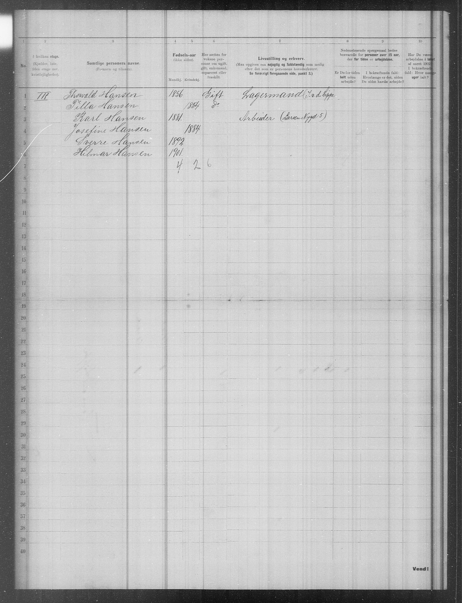 OBA, Municipal Census 1902 for Kristiania, 1902, p. 14049