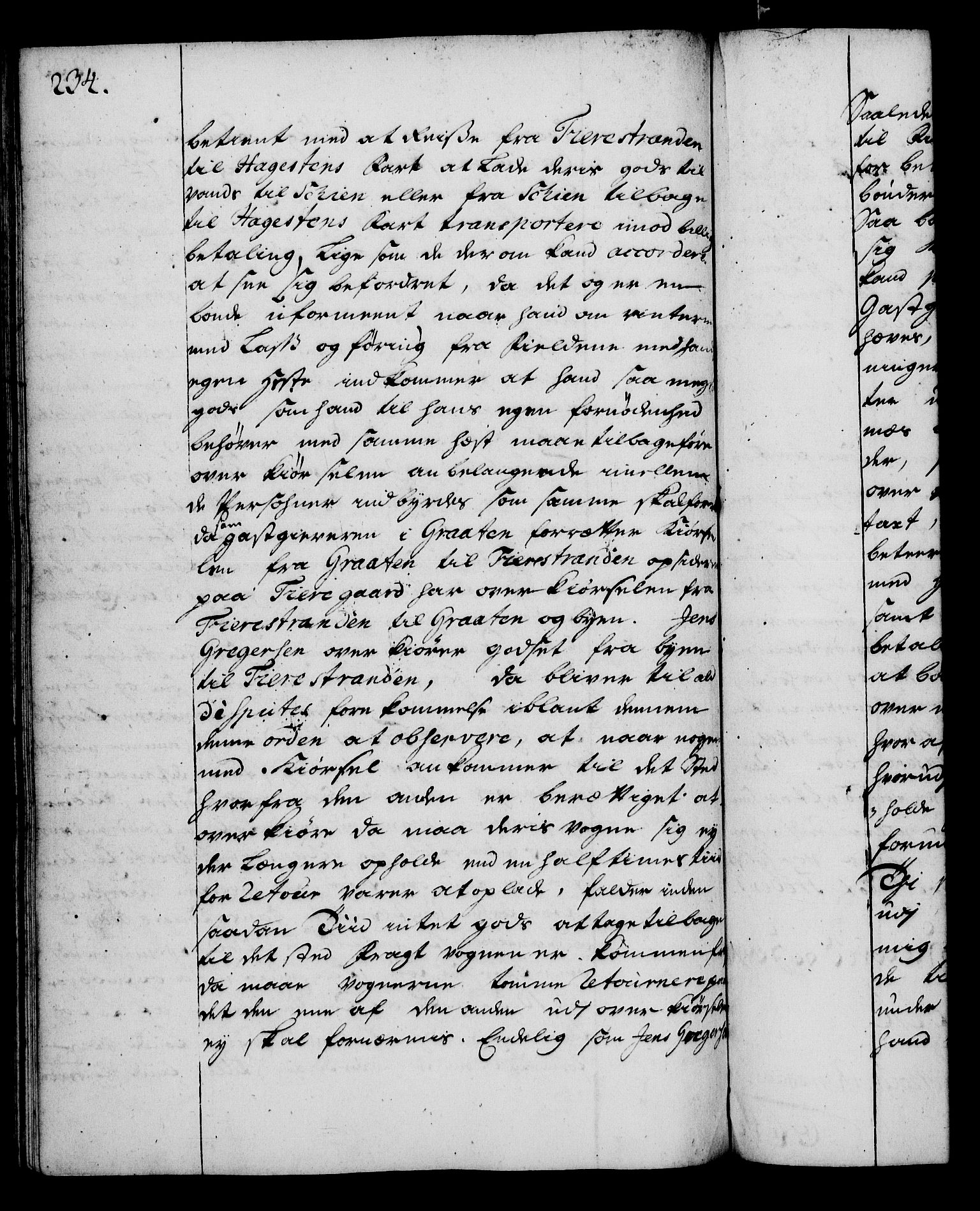 Rentekammeret, Kammerkanselliet, AV/RA-EA-3111/G/Gg/Gga/L0003: Norsk ekspedisjonsprotokoll med register (merket RK 53.3), 1727-1734, p. 234