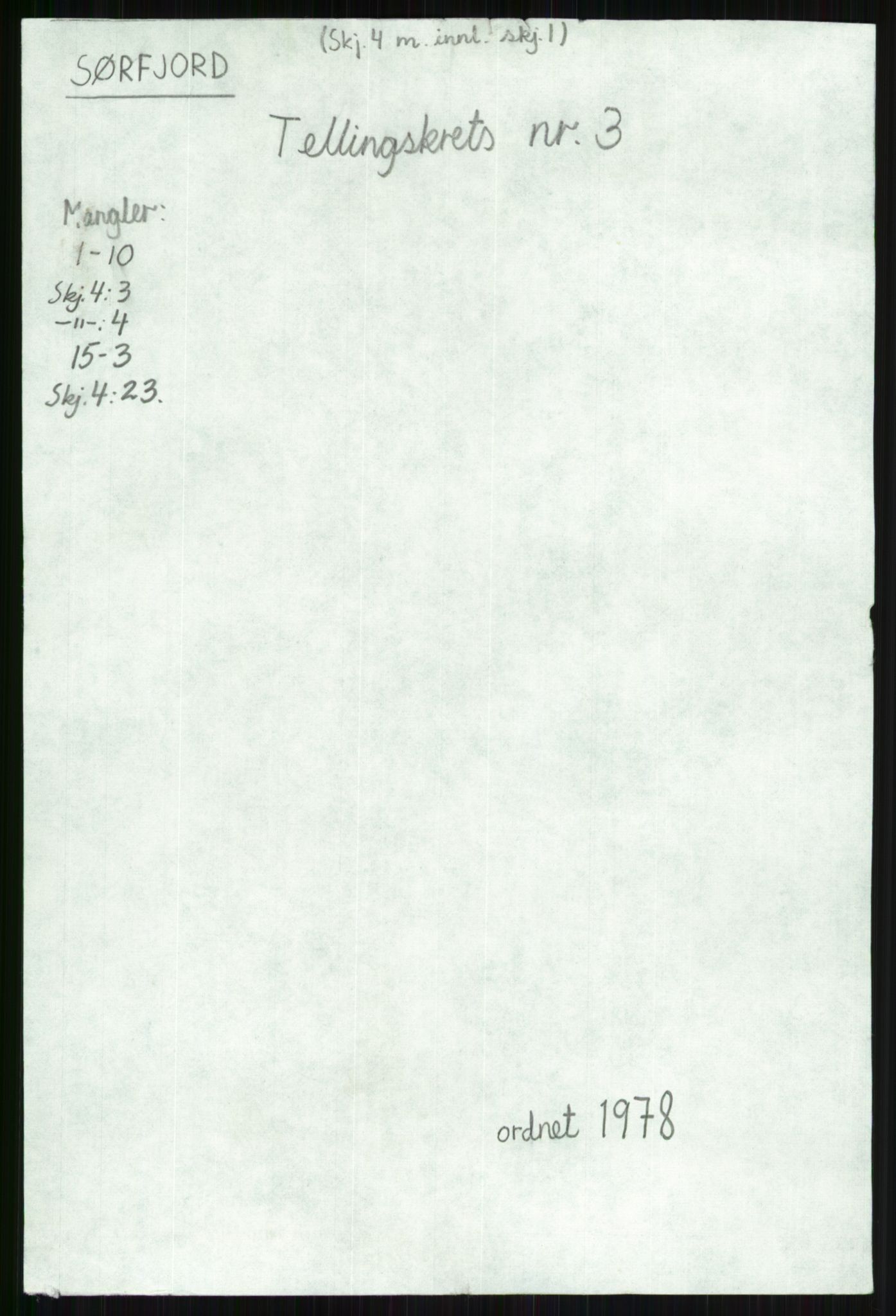 SATØ, 1920 census for Sørfjord, 1920, p. 1061