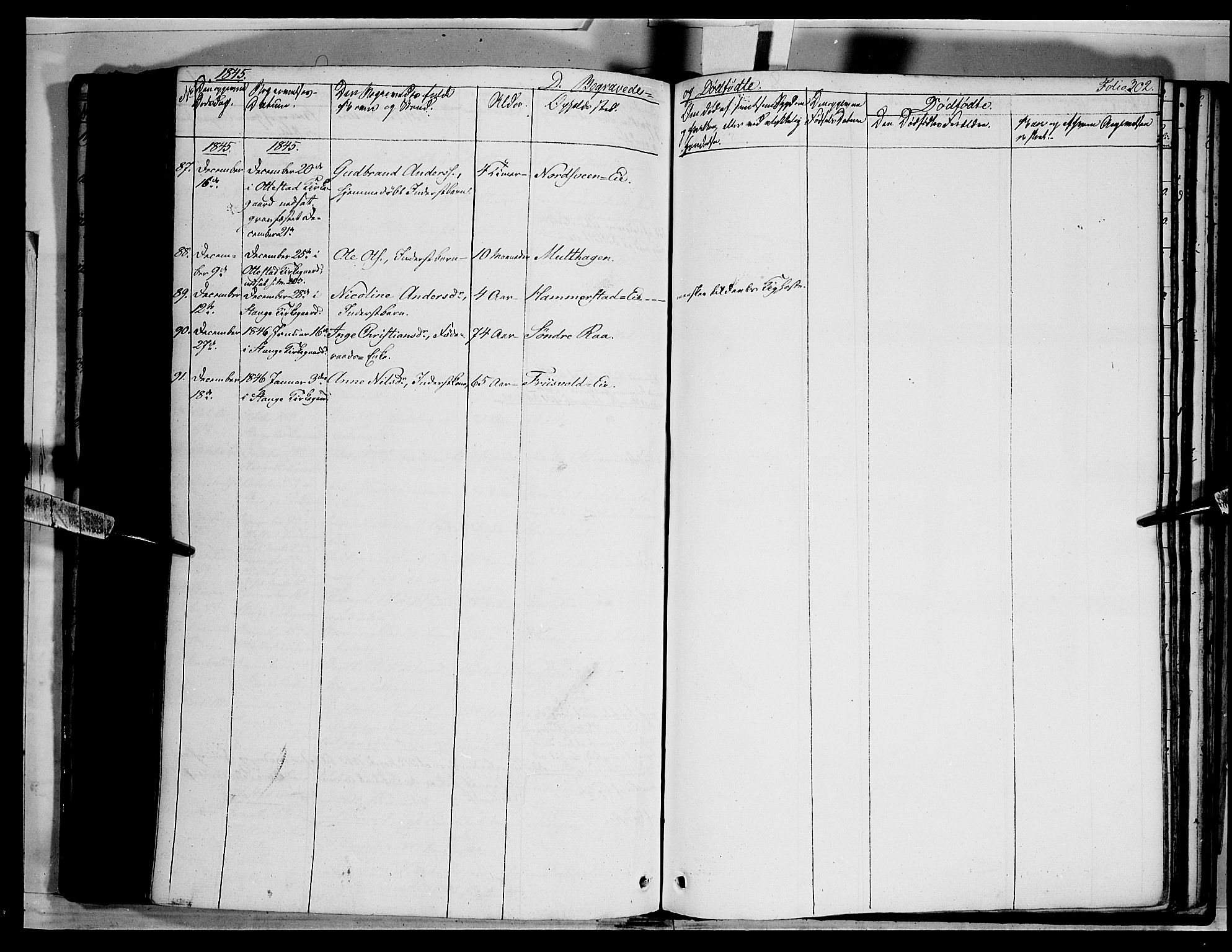 Stange prestekontor, AV/SAH-PREST-002/K/L0010: Parish register (official) no. 10, 1835-1845, p. 302