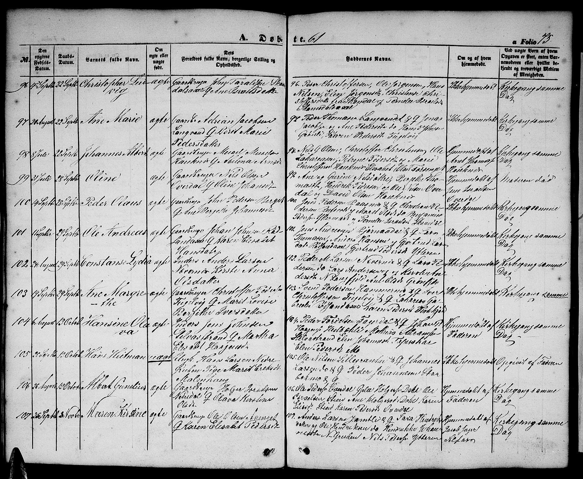 Ministerialprotokoller, klokkerbøker og fødselsregistre - Nordland, SAT/A-1459/827/L0414: Parish register (copy) no. 827C03, 1853-1865, p. 75