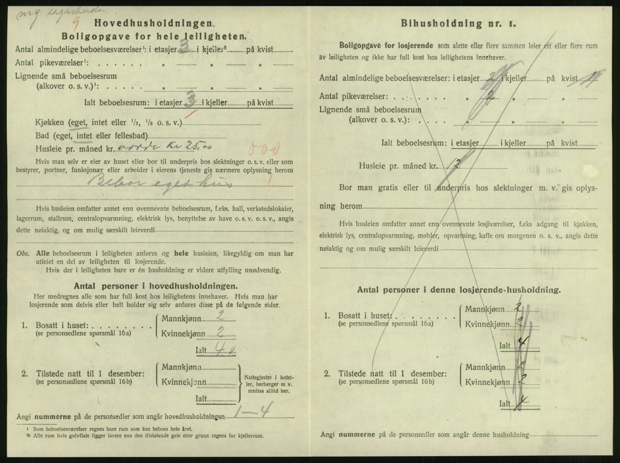 SAT, 1920 census for Steinkjer, 1920, p. 1371