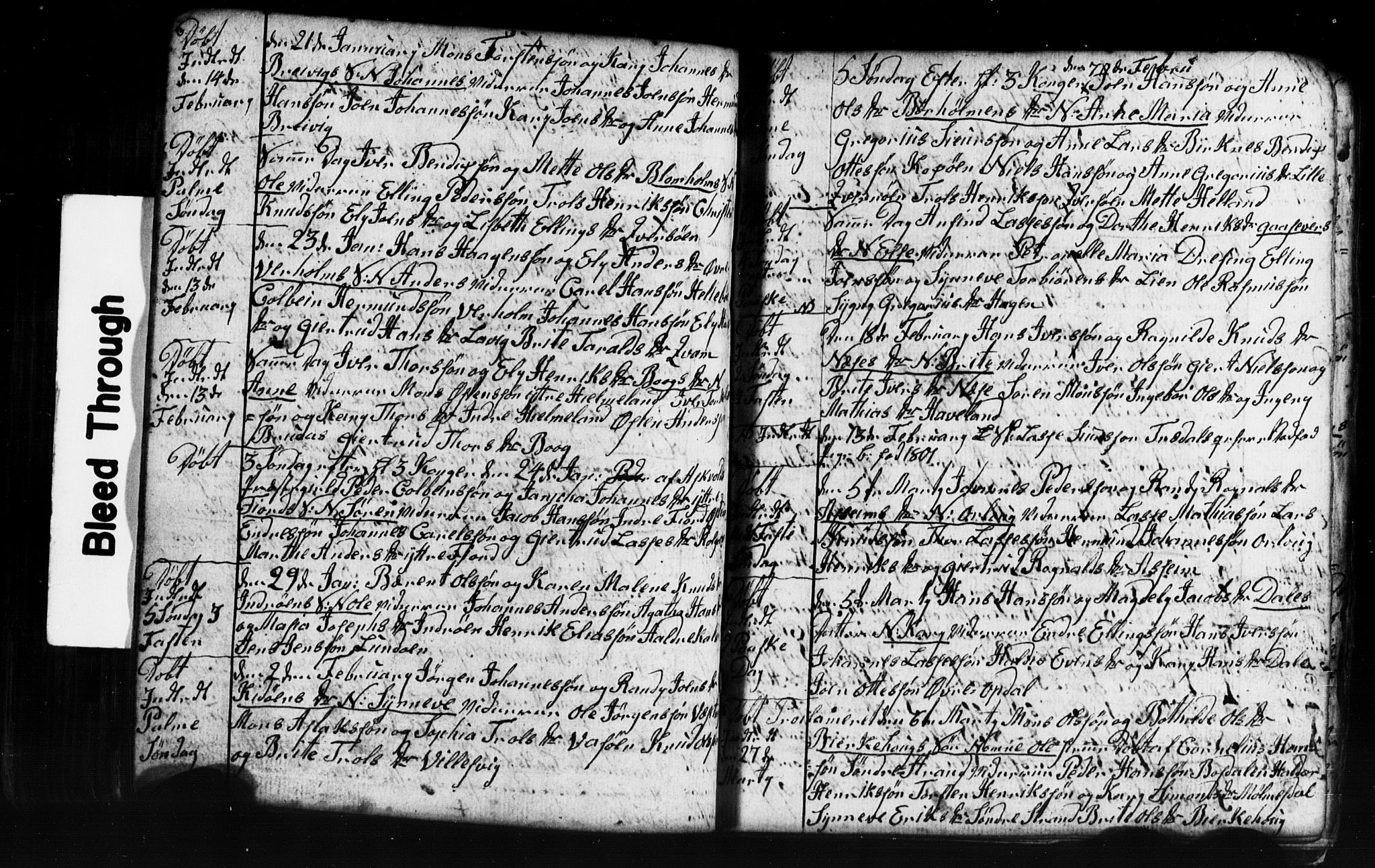 Gulen sokneprestembete, AV/SAB-A-80201/H/Hab: Parish register (copy) no. A 2, 1791-1814