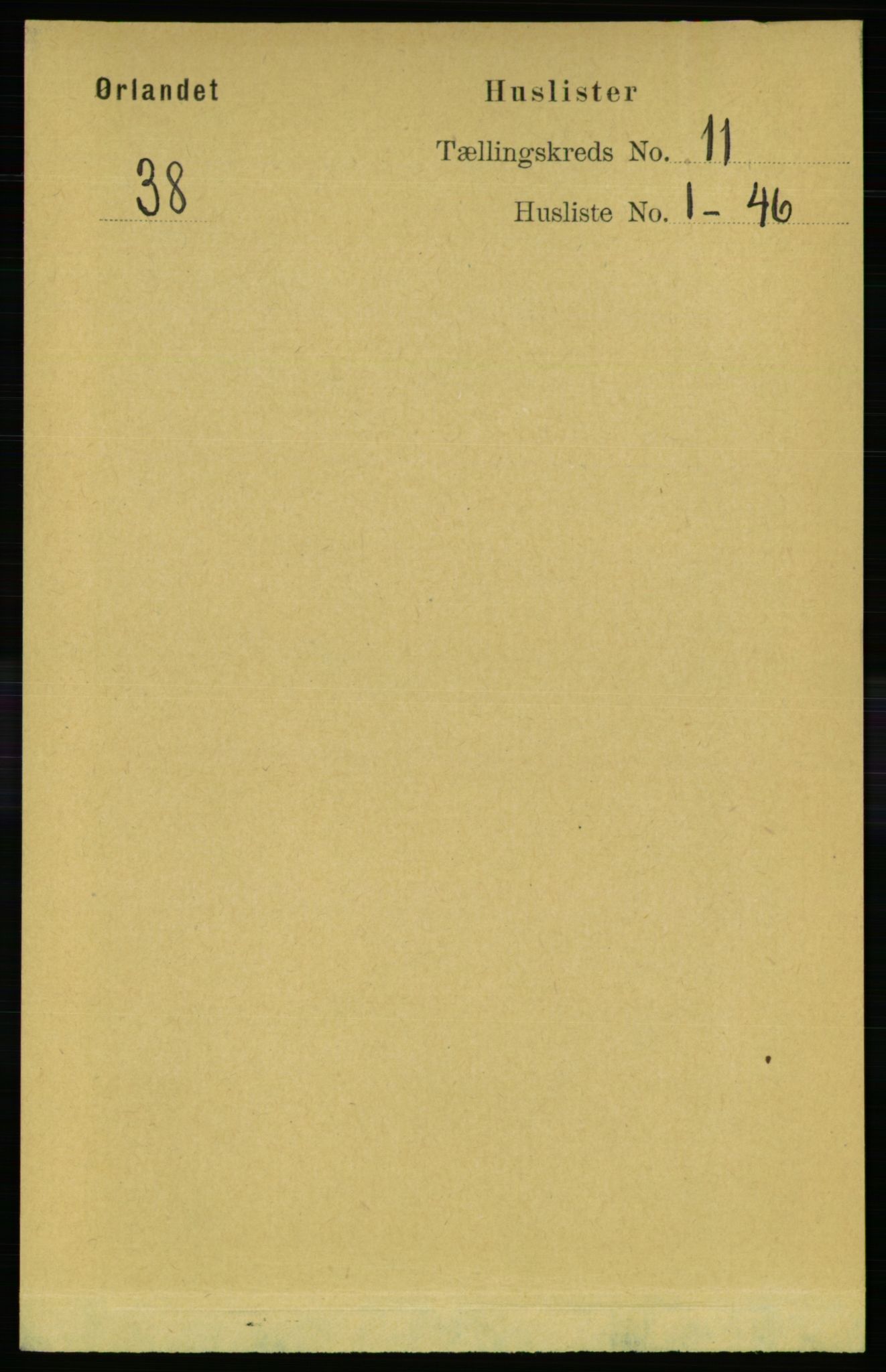 RA, 1891 census for 1621 Ørland, 1891, p. 4853