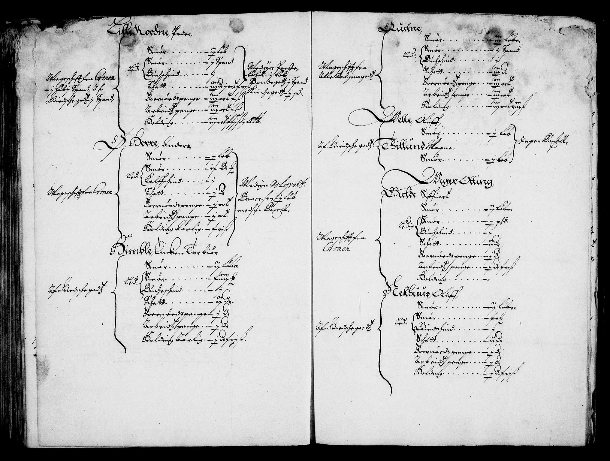 Rentekammeret inntil 1814, Realistisk ordnet avdeling, AV/RA-EA-4070/On/L0001/0001: Statens gods / [Jj 1]: Jordebok over Hannibal Sehesteds gods, 1651, p. 227