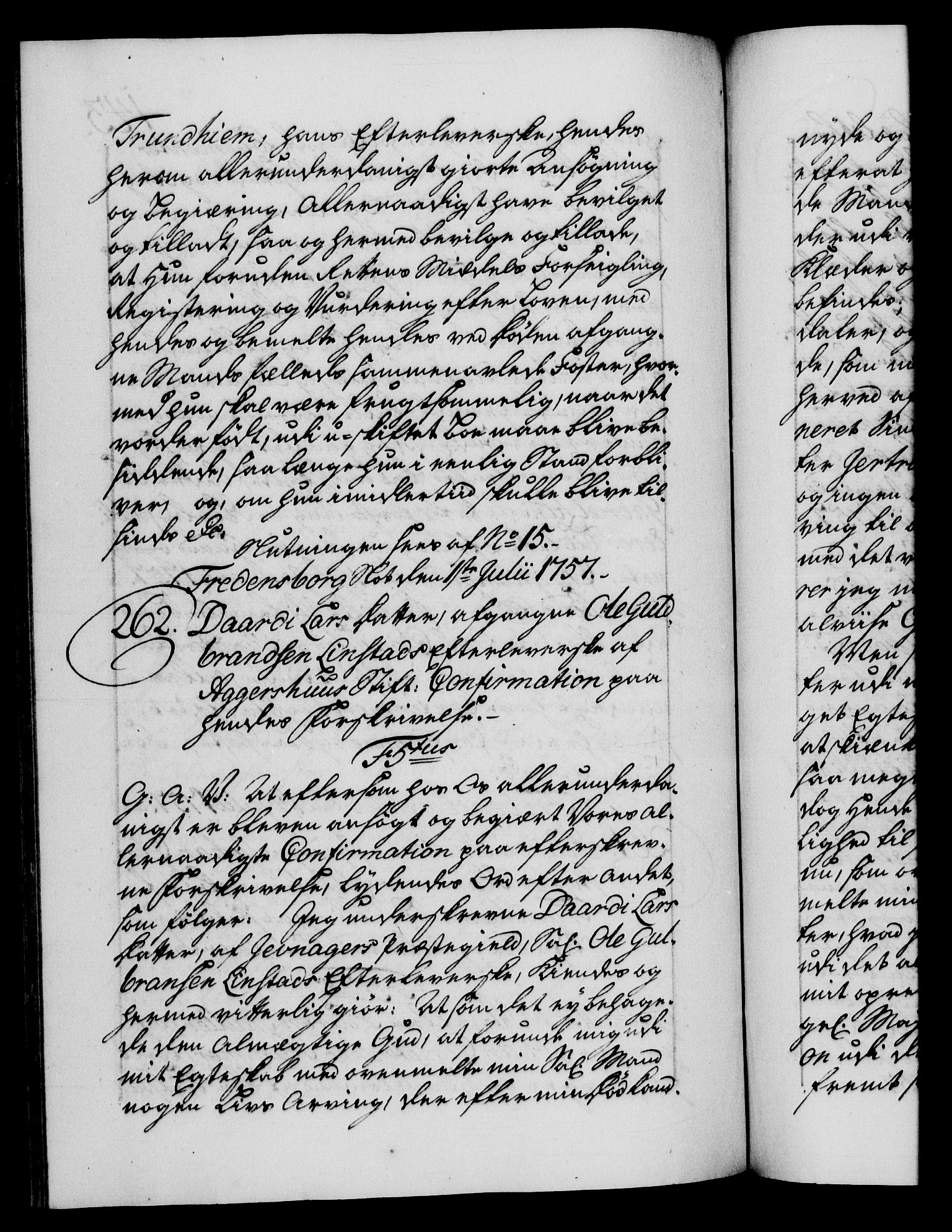 Danske Kanselli 1572-1799, AV/RA-EA-3023/F/Fc/Fca/Fcaa/L0040: Norske registre, 1757-1759, p. 143b