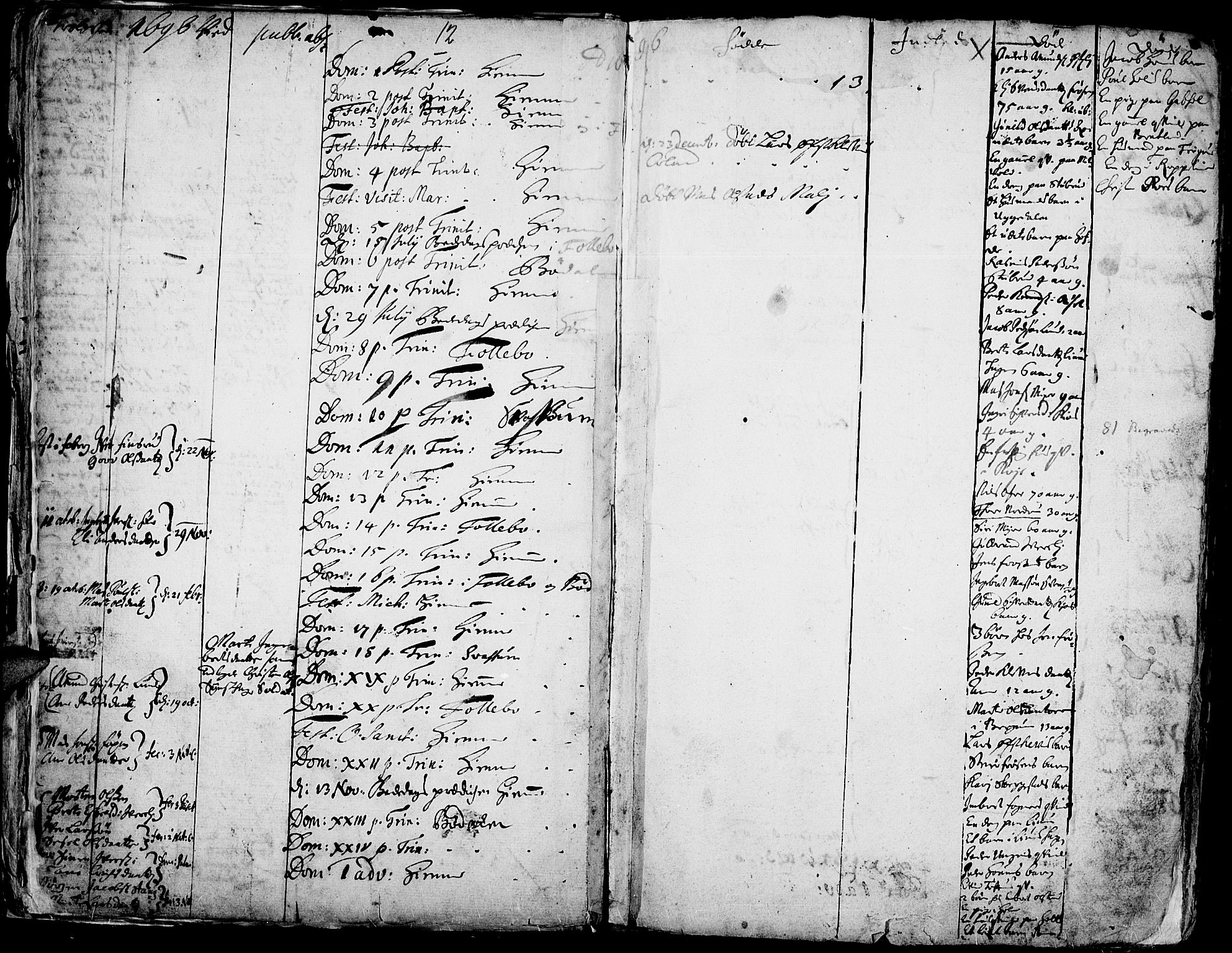 Gausdal prestekontor, SAH/PREST-090/H/Ha/Haa/L0001: Parish register (official) no. 1, 1693-1728, p. 12