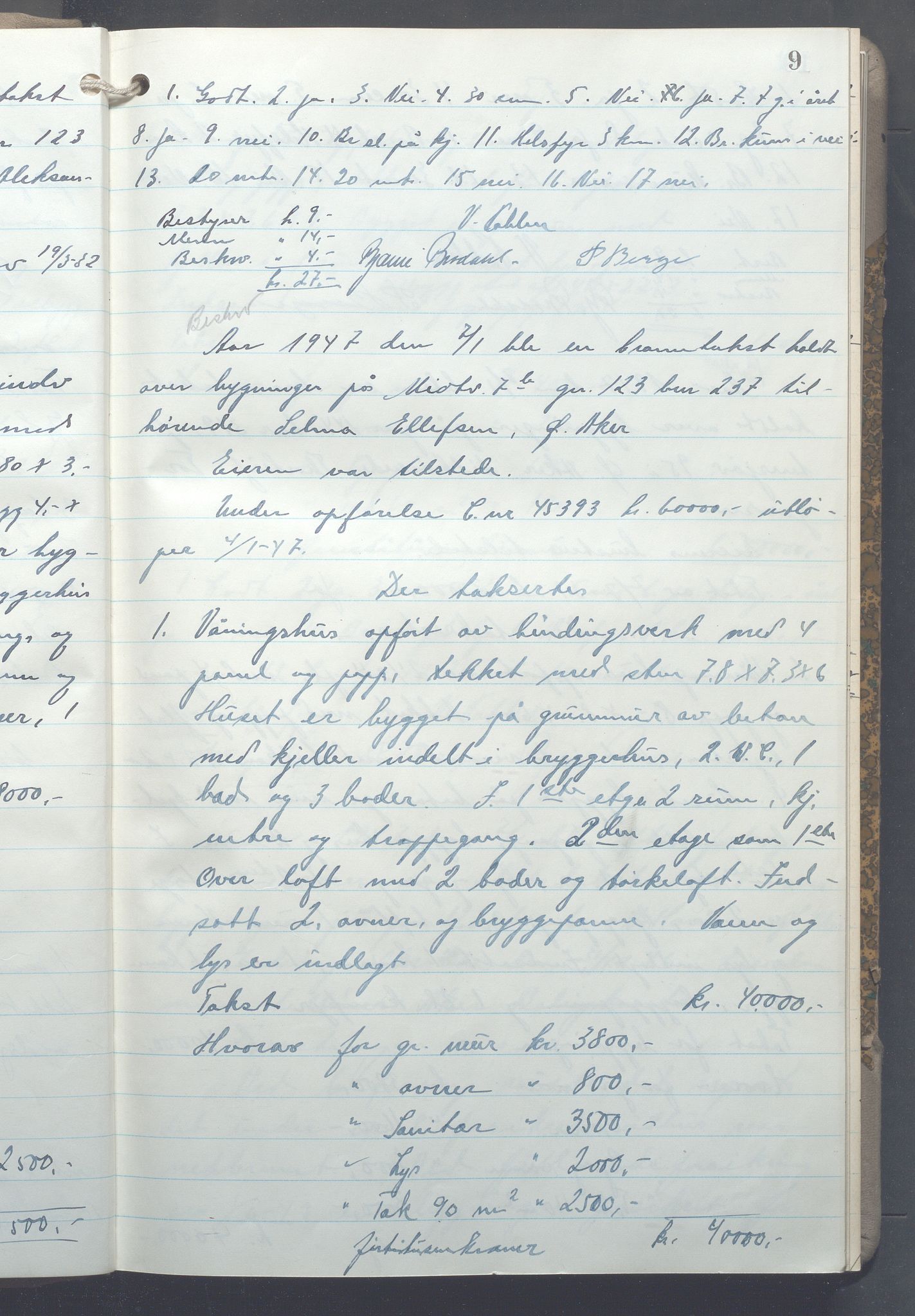 Lensmennene i Aker, OBA/A-10133/F/Fc/L0037: Branntakstprotokoll, 1944-1946, p. 9