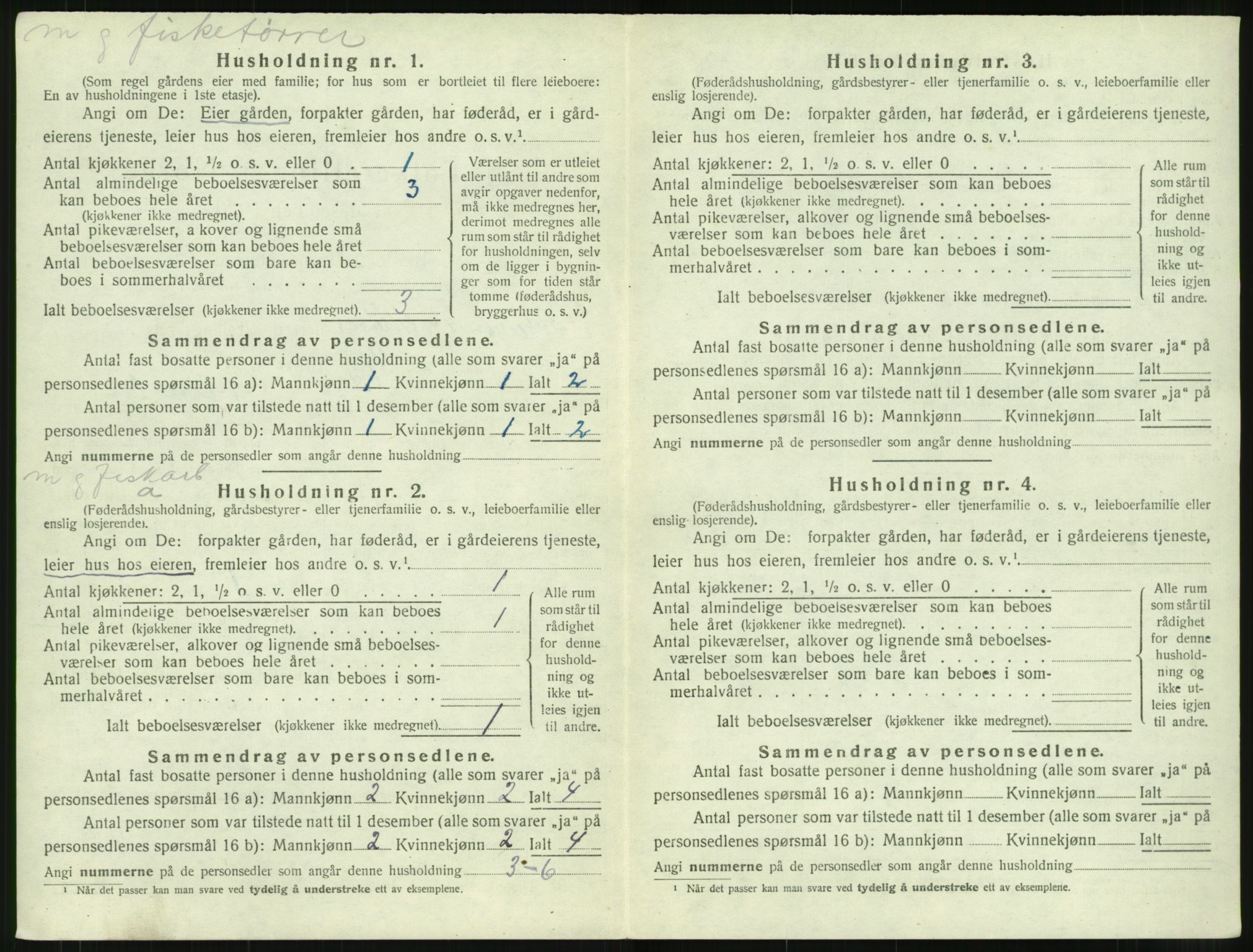 SAT, 1920 census for Bremsnes, 1920, p. 548