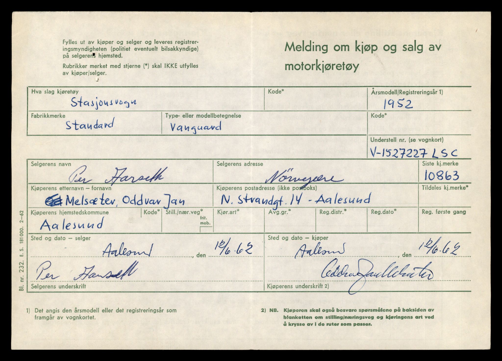 Møre og Romsdal vegkontor - Ålesund trafikkstasjon, SAT/A-4099/F/Fe/L0024: Registreringskort for kjøretøy T 10810 - T 10930, 1927-1998, p. 1448