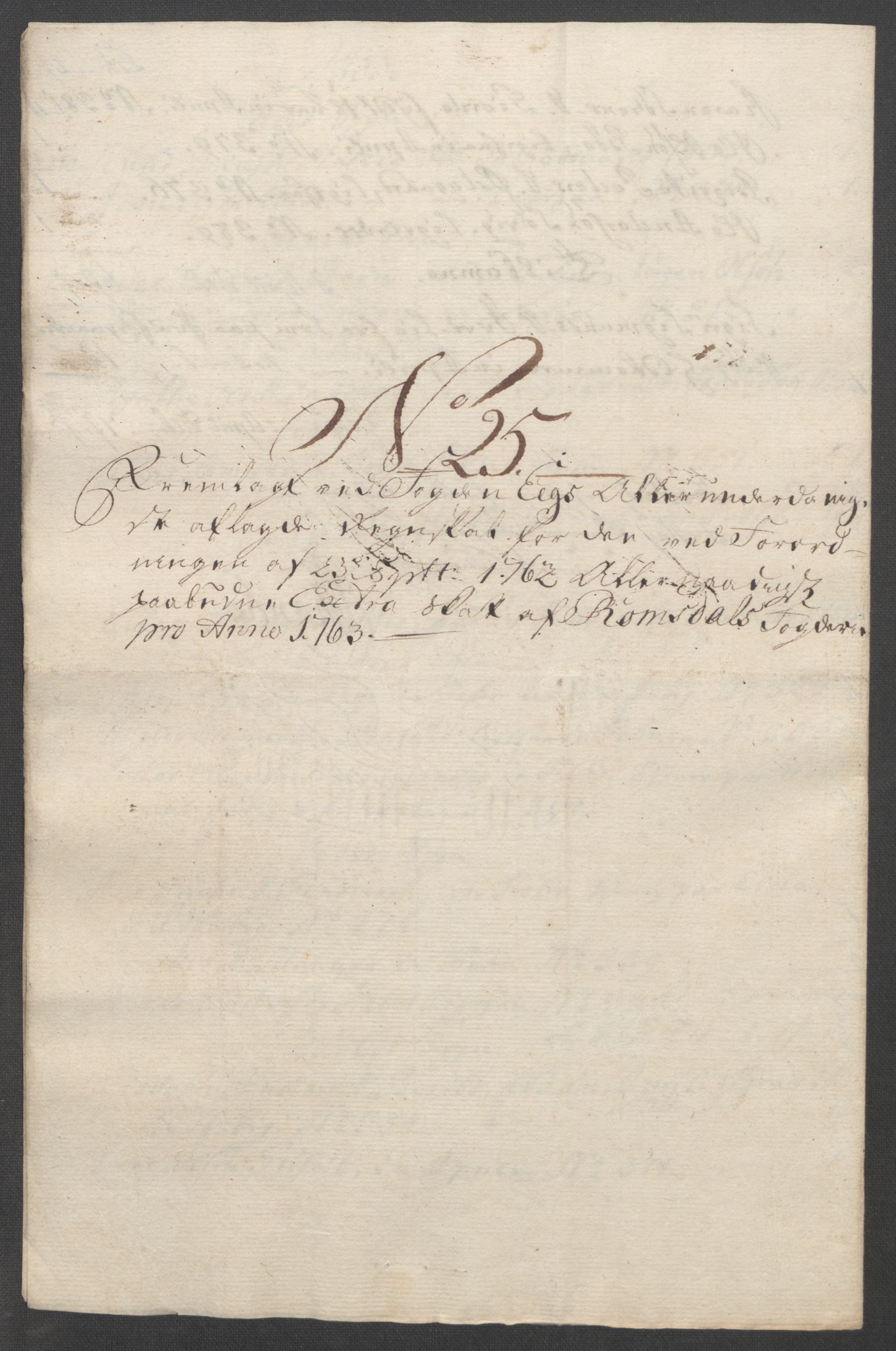 Rentekammeret inntil 1814, Reviderte regnskaper, Fogderegnskap, AV/RA-EA-4092/R55/L3730: Ekstraskatten Romsdal, 1762-1763, p. 415