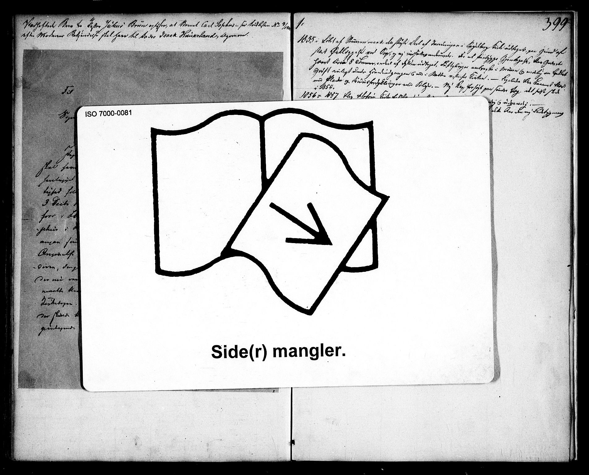 Spydeberg prestekontor Kirkebøker, SAO/A-10924/F/Fa/L0005: Parish register (official) no. I 5, 1842-1862, p. 399