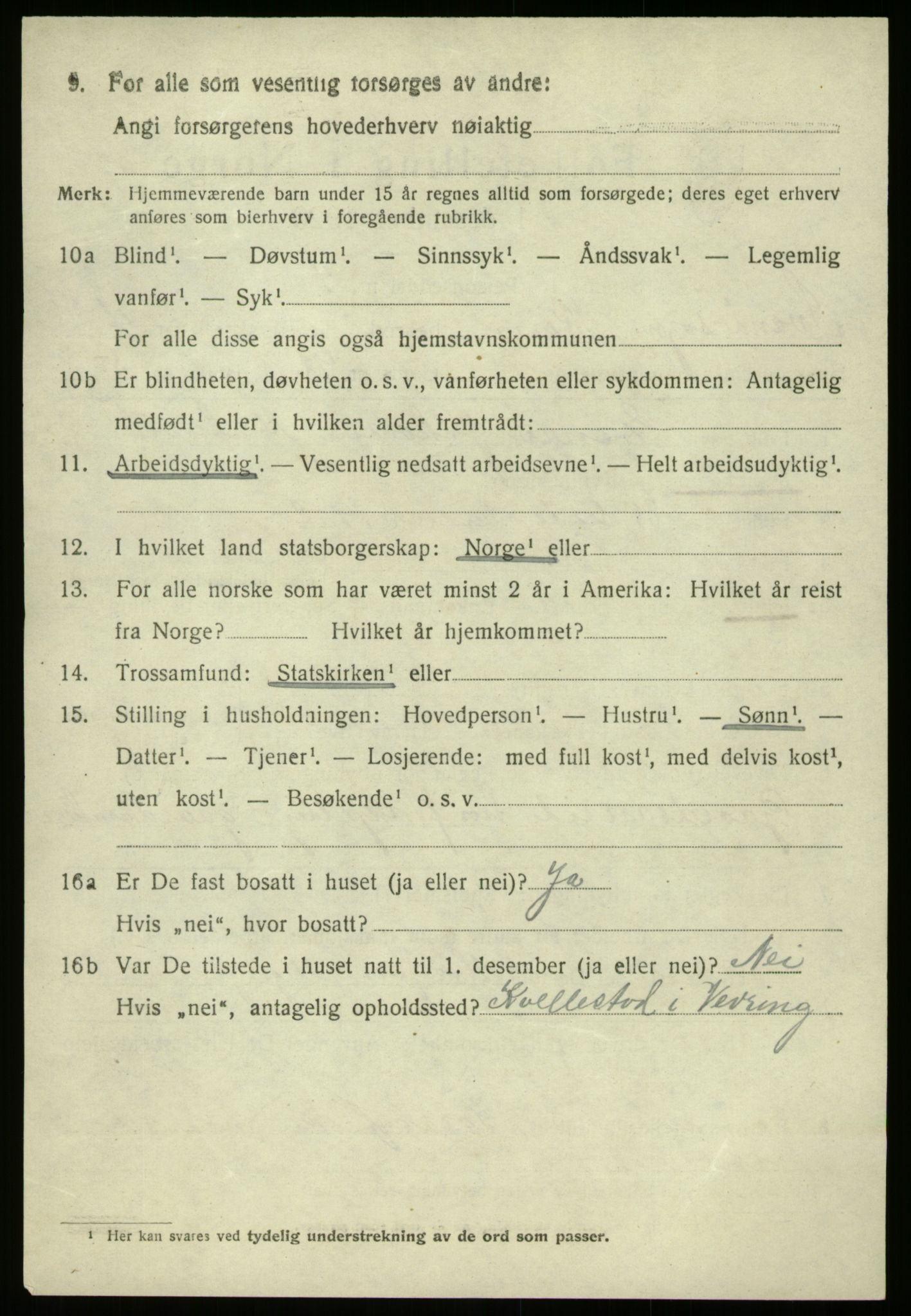 SAB, 1920 census for Kinn, 1920, p. 11124