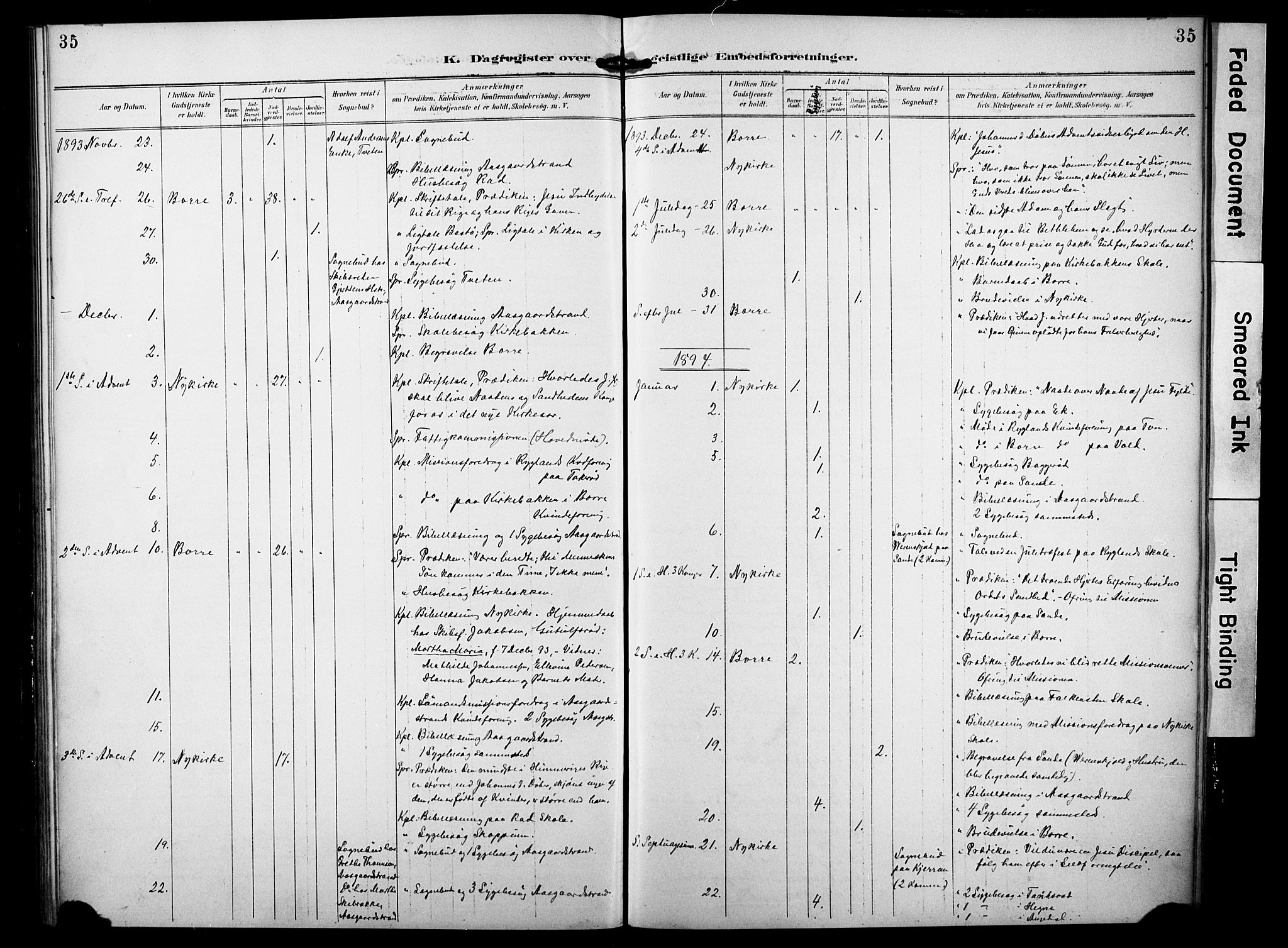 Borre kirkebøker, SAKO/A-338/F/Fa/L0010: Parish register (official) no. I 10, 1892-1896, p. 35