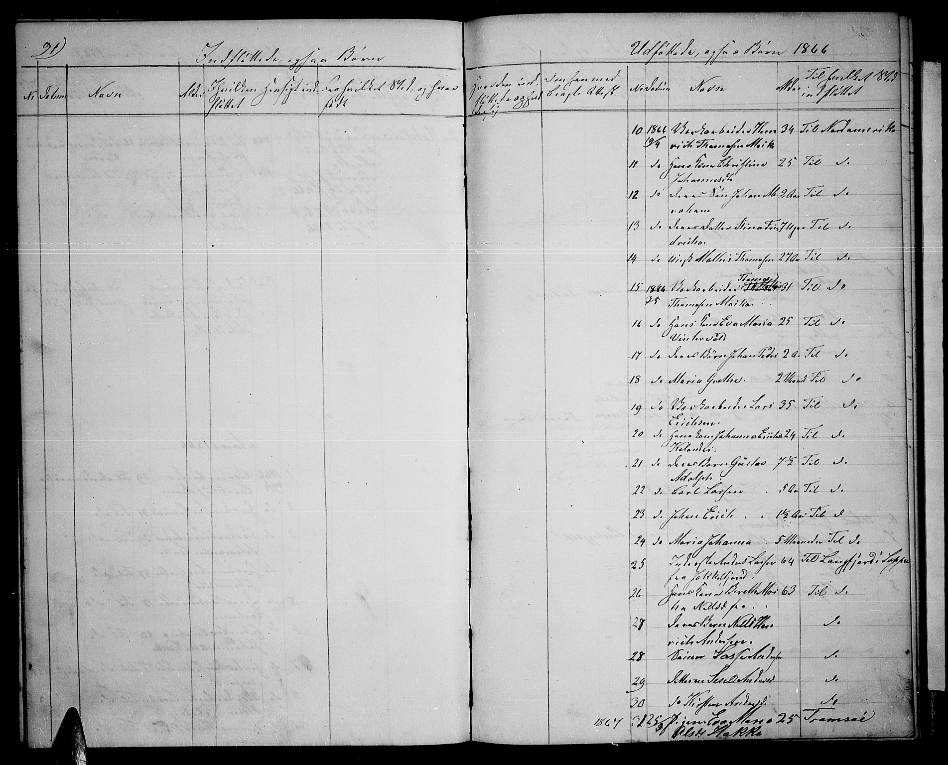 Skjervøy sokneprestkontor, AV/SATØ-S-1300/H/Ha/Hab/L0013klokker: Parish register (copy) no. 13, 1862-1870, p. 91