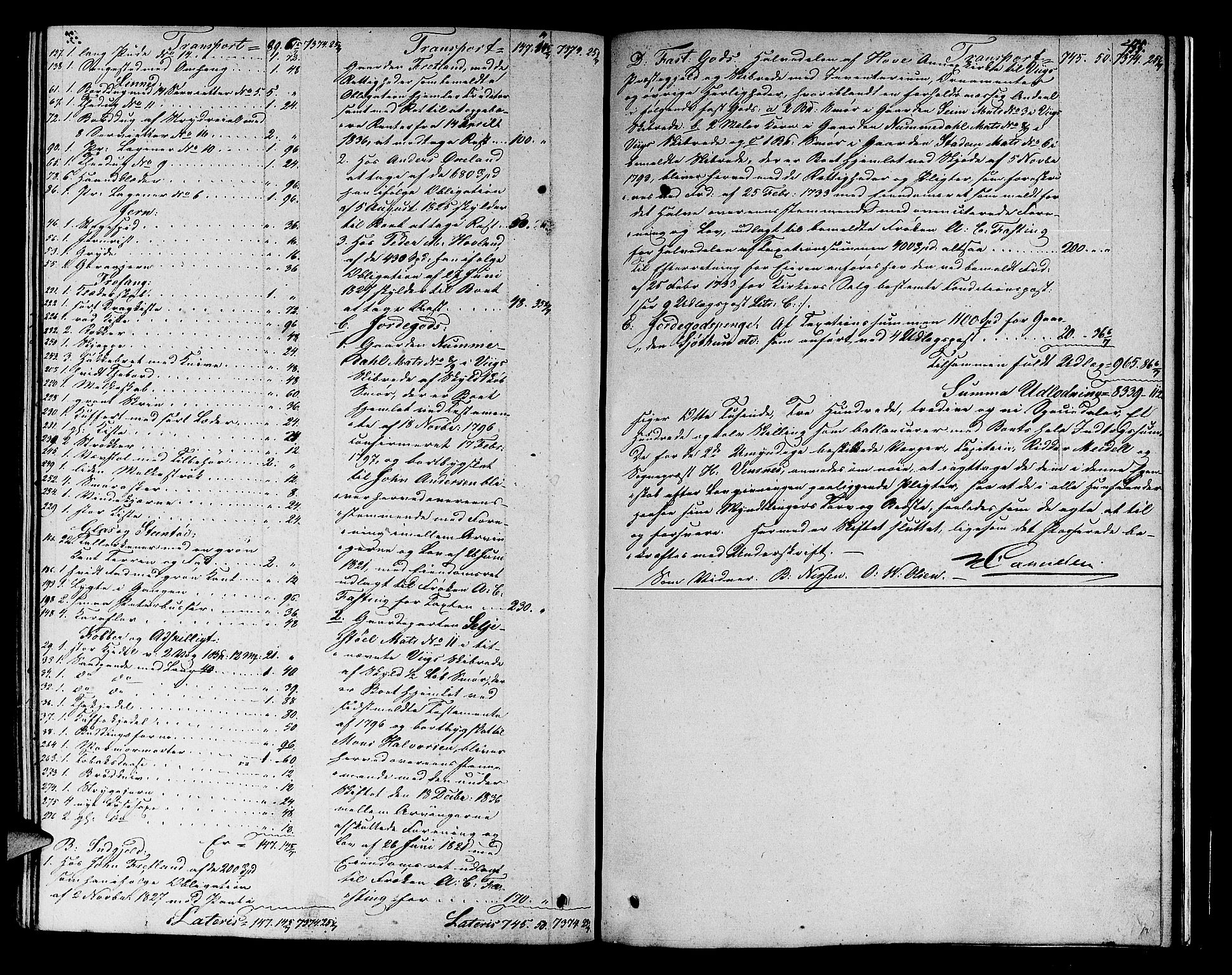 Ytre Sogn tingrett, AV/SAB-A-2601/1/H/Ha/L0019: Skifteprotokoll, 1833-1836, p. 454b-455a