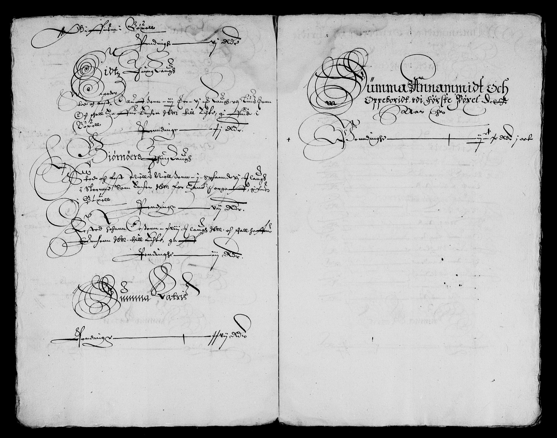 Rentekammeret inntil 1814, Reviderte regnskaper, Lensregnskaper, AV/RA-EA-5023/R/Rb/Rbw/L0056: Trondheim len, 1634-1636